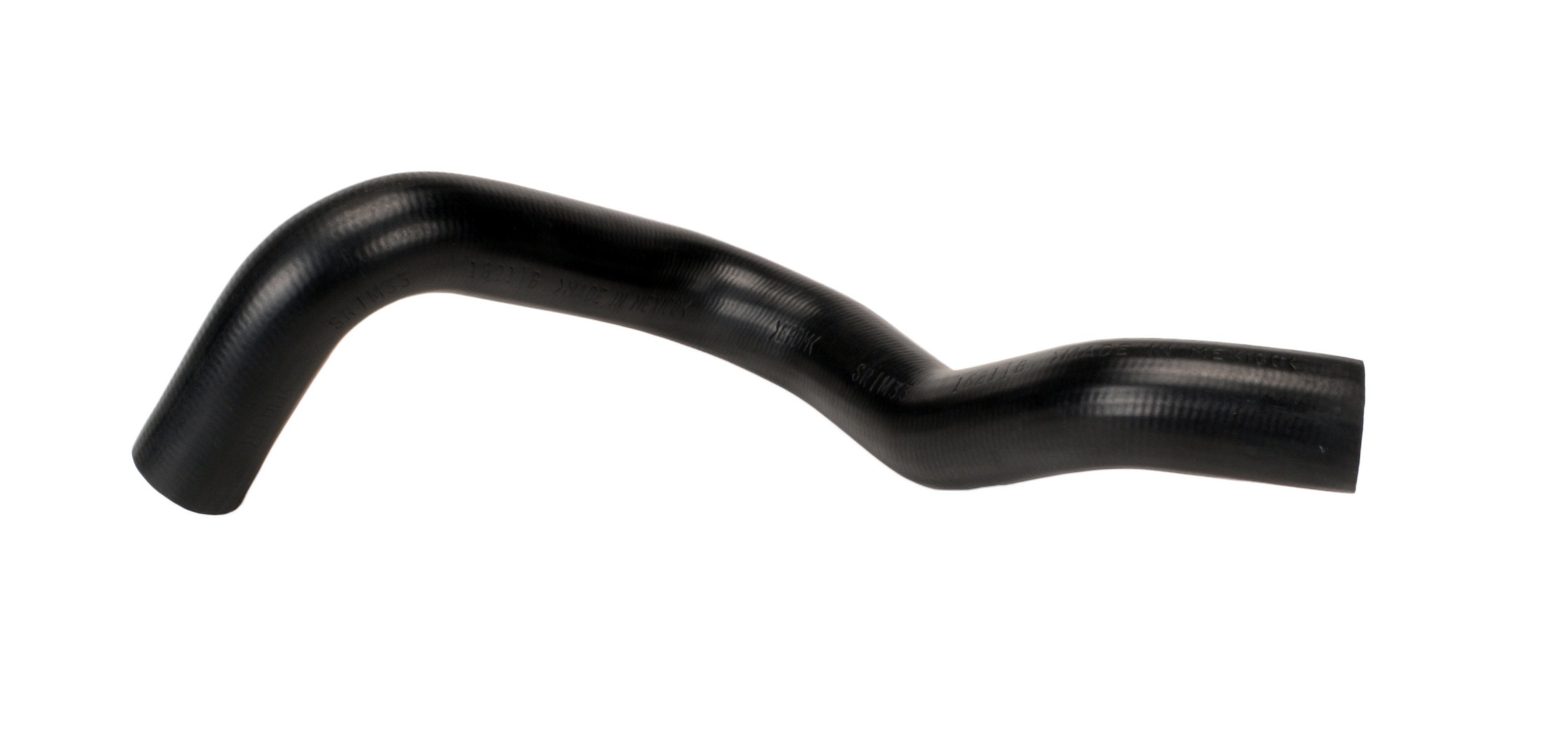 Designed to transfer glycol-based coolant throughout the vehicle's cooling system.  The EPDM tube and cover and the synthetic reinforcement meets or exceeds SAE 20R4EC Class D1 specifications. Exact OEM configuration ensures a perfect fit.