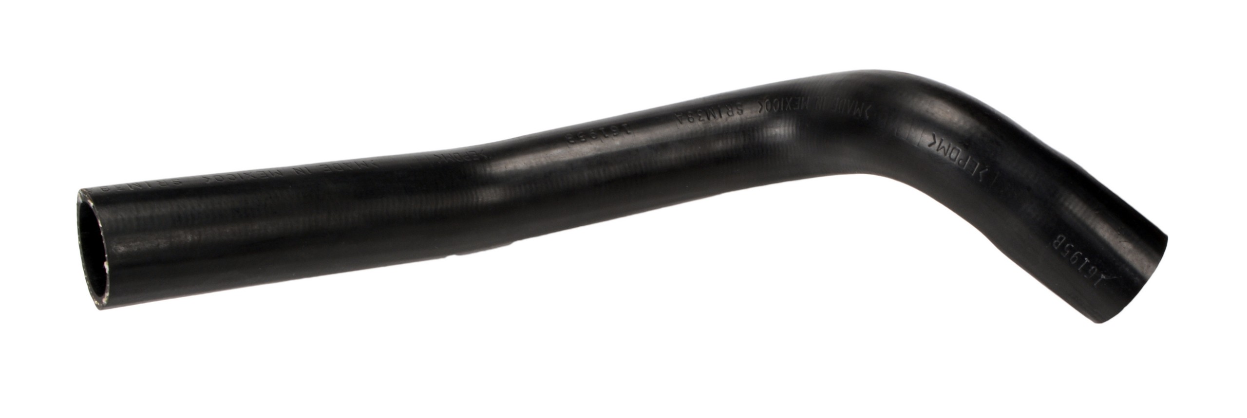 Designed to transfer glycol-based coolant throughout the vehicle's cooling system.  The EPDM tube and cover and the synthetic reinforcement meets or exceeds SAE 20R4EC Class D1 specifications. Exact OEM configuration ensures a perfect fit.