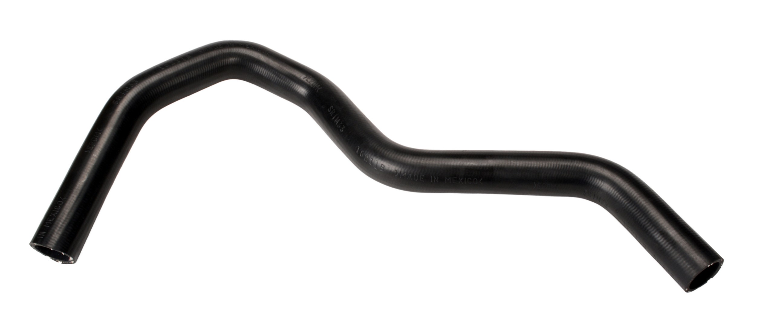 Designed to transfer glycol-based coolant throughout the vehicle's cooling system.  The EPDM tube and cover and the synthetic reinforcement meets or exceeds SAE 20R4EC Class D1 specifications. Exact OEM configuration ensures a perfect fit.