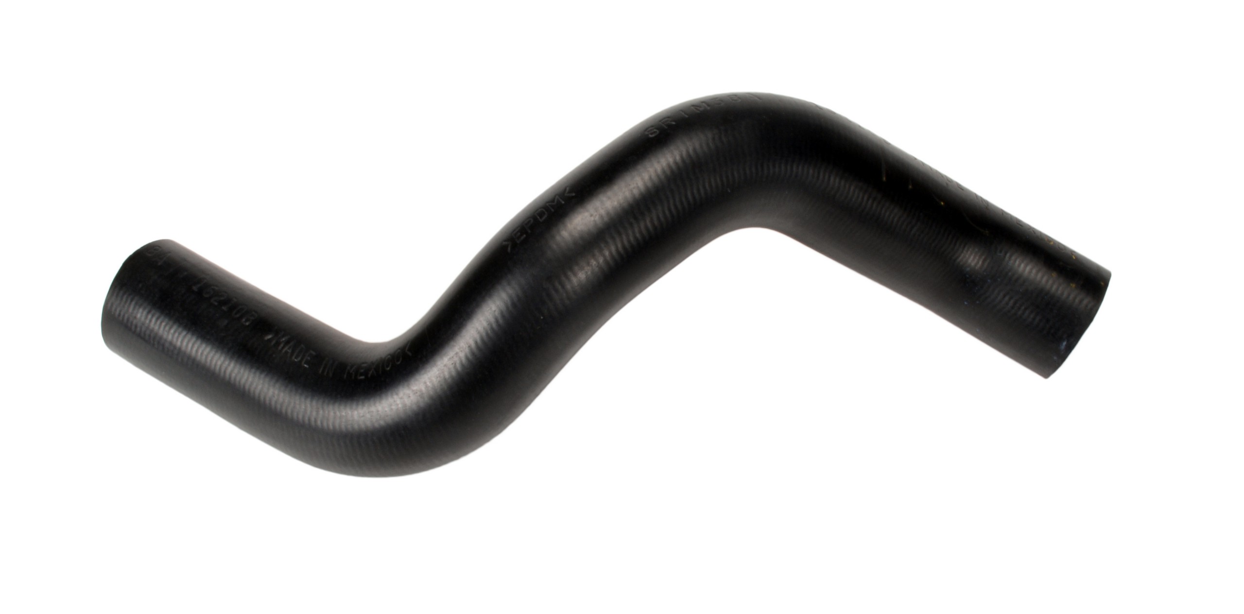 Designed to transfer glycol-based coolant throughout the vehicle's cooling system.  The EPDM tube and cover and the synthetic reinforcement meets or exceeds SAE 20R4EC Class D1 specifications. Exact OEM configuration ensures a perfect fit.