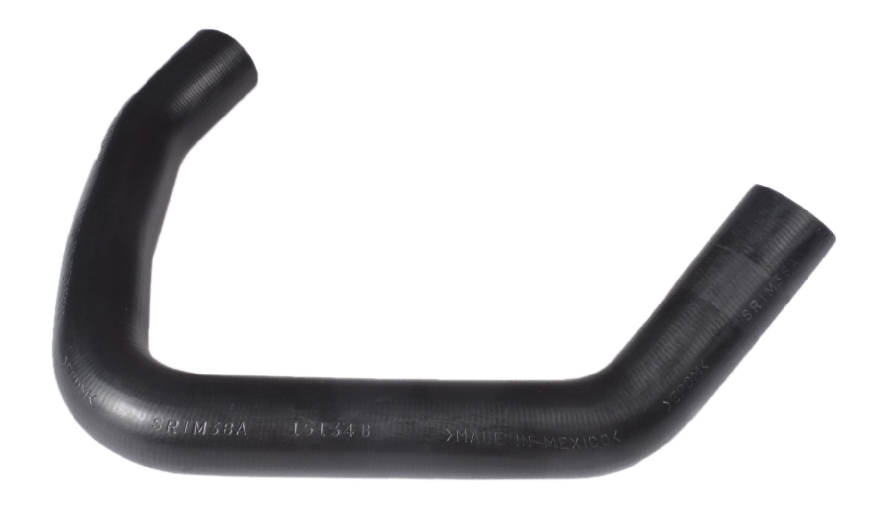 Designed to transfer glycol-based coolant throughout the vehicle's cooling system.  The EPDM tube and cover and the synthetic reinforcement meets or exceeds SAE 20R4EC Class D1 specifications. Exact OEM configuration ensures a perfect fit.