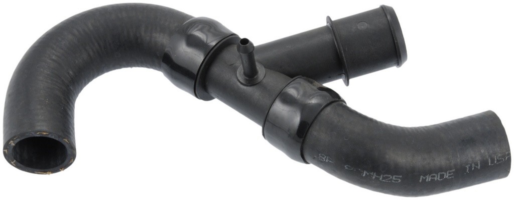 Designed to transfer glycol-based coolant throughout the vehicle's cooling system.  The EPDM tube and cover and the synthetic reinforcement meets or exceeds SAE 20R4EC Class D1 specifications. Exact OEM configuration ensures a perfect fit.
