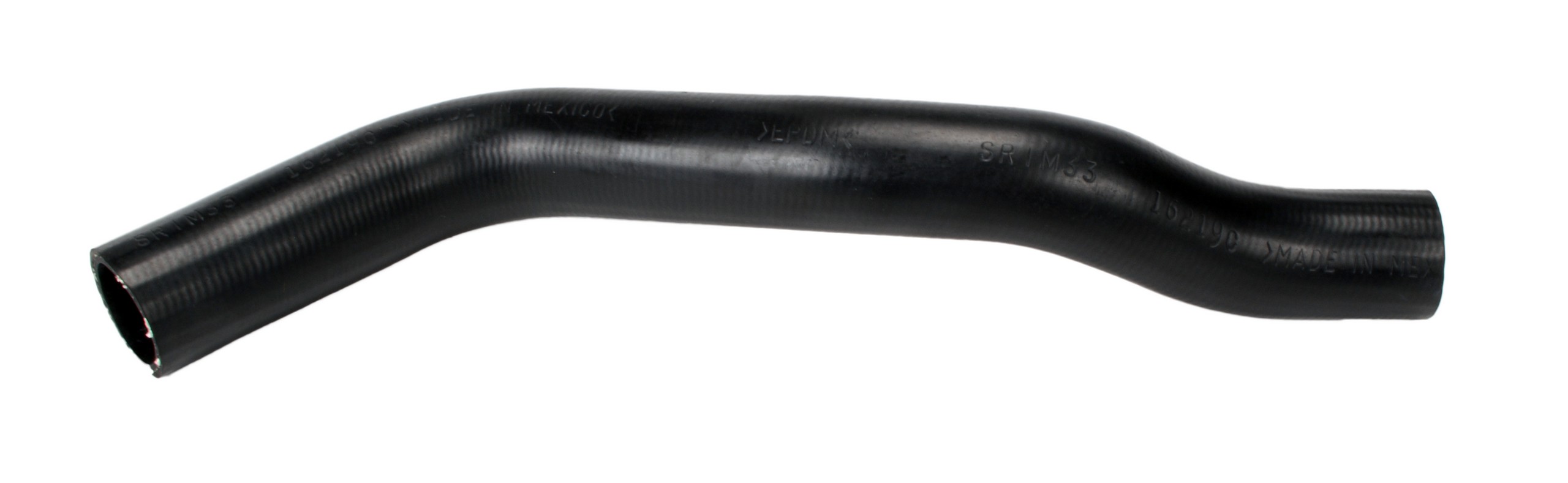 Designed to transfer glycol-based coolant throughout the vehicle's cooling system.  The EPDM tube and cover and the synthetic reinforcement meets or exceeds SAE 20R4EC Class D1 specifications. Exact OEM configuration ensures a perfect fit.