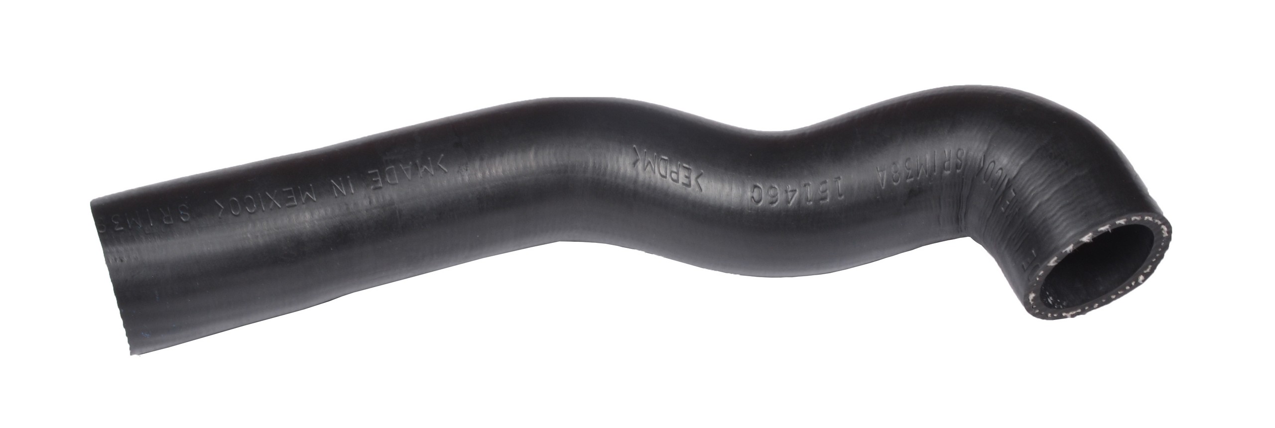 Designed to transfer glycol-based coolant throughout the vehicle's cooling system.  The EPDM tube and cover and the synthetic reinforcement meets or exceeds SAE 20R4EC Class D1 specifications. Exact OEM configuration ensures a perfect fit.