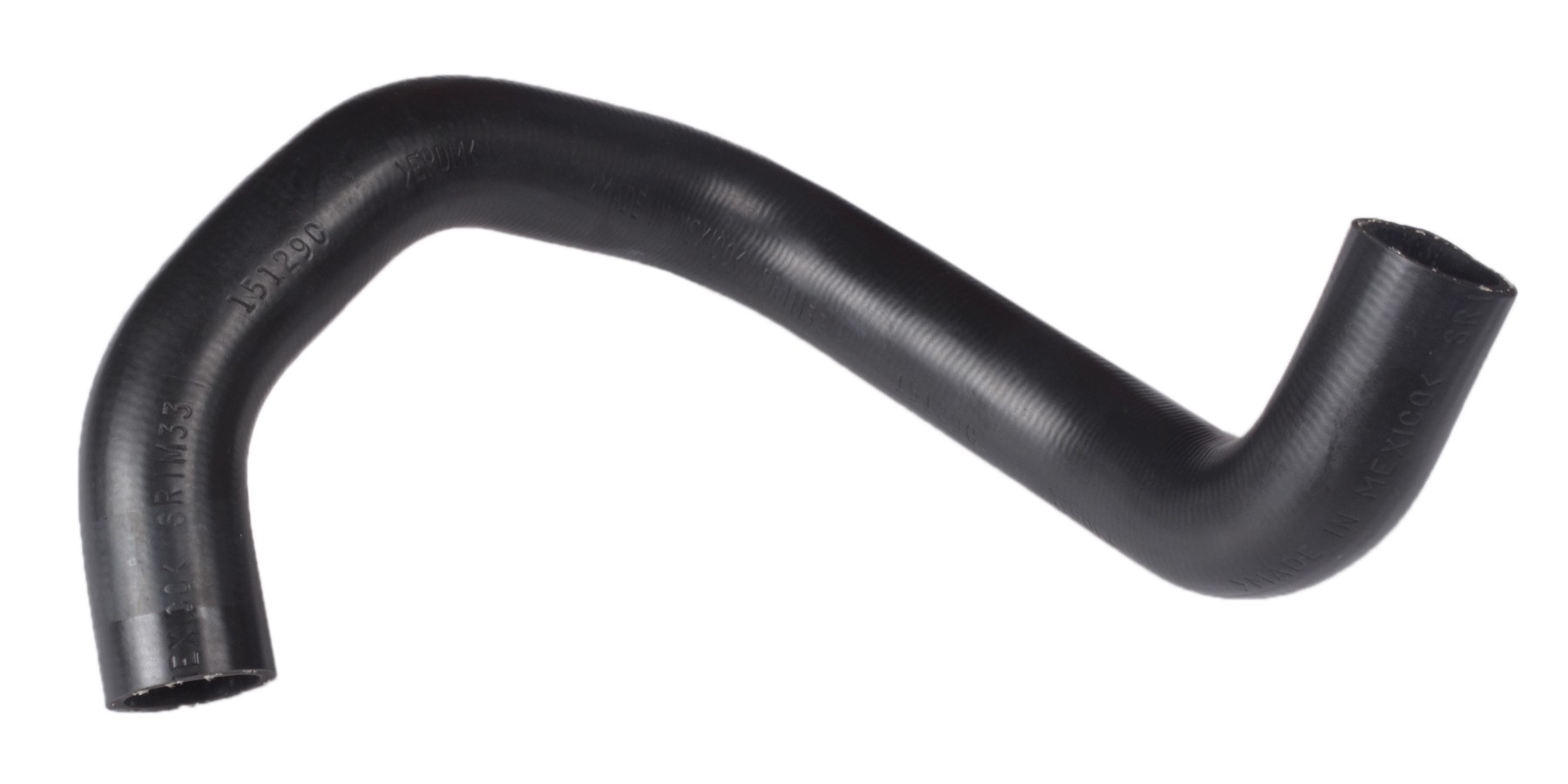 Designed to transfer glycol-based coolant throughout the vehicle's cooling system. The EPDM tube and cover and the synthetic reinforcement meets or exceeds SAE 20R4EC Class D1 specifications. Exact OEM configuration ensures a perfect fit.