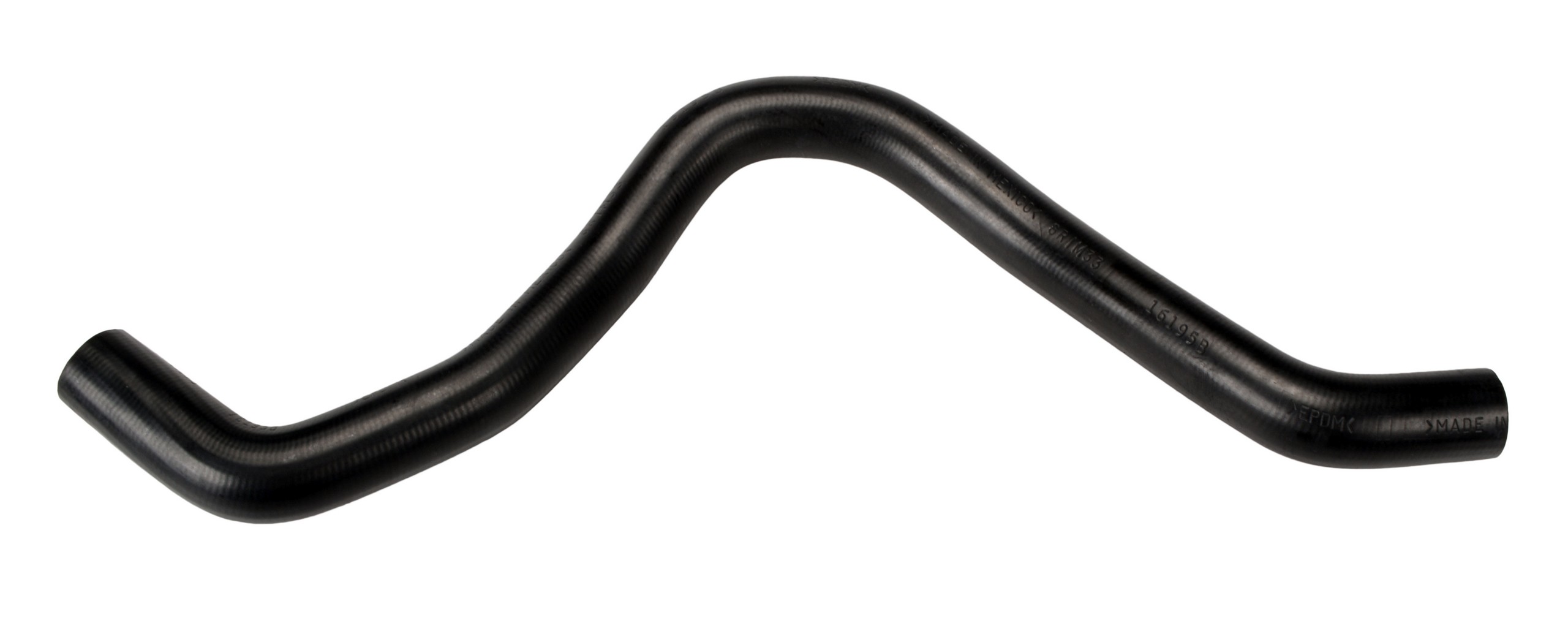 Designed to transfer glycol-based coolant throughout the vehicle's cooling system.  The EPDM tube and cover and the synthetic reinforcement meets or exceeds SAE 20R4EC Class D1 specifications. Exact OEM configuration ensures a perfect fit.