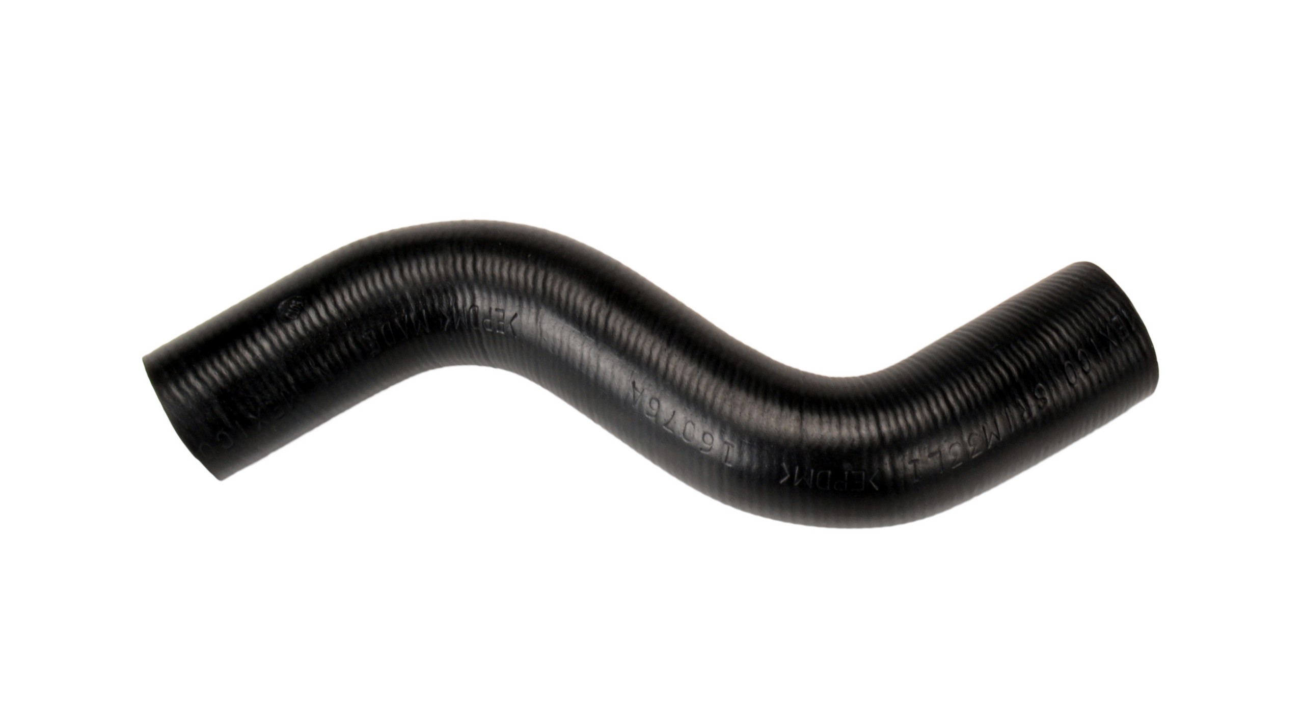 Designed to transfer glycol-based coolant throughout the vehicle's cooling system.  The EPDM tube and cover and the synthetic reinforcement meets or exceeds SAE 20R4EC Class D1 specifications. Exact OEM configuration ensures a perfect fit.