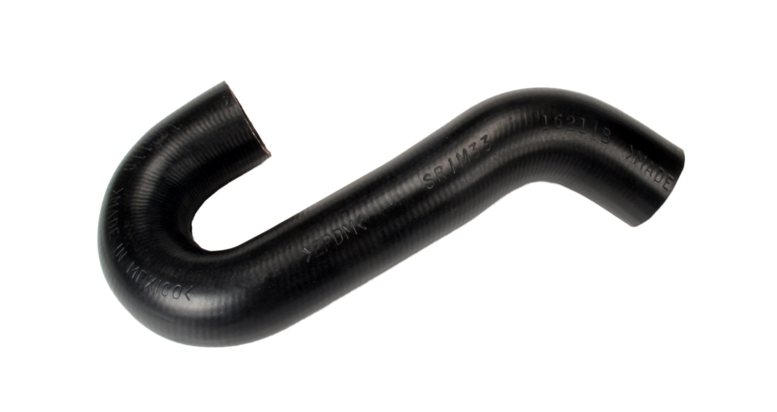 Designed to transfer glycol-based coolant throughout the vehicle's cooling system.  The EPDM tube and cover and the synthetic reinforcement meets or exceeds SAE 20R4EC Class D1 specifications. Exact OEM configuration ensures a perfect fit.