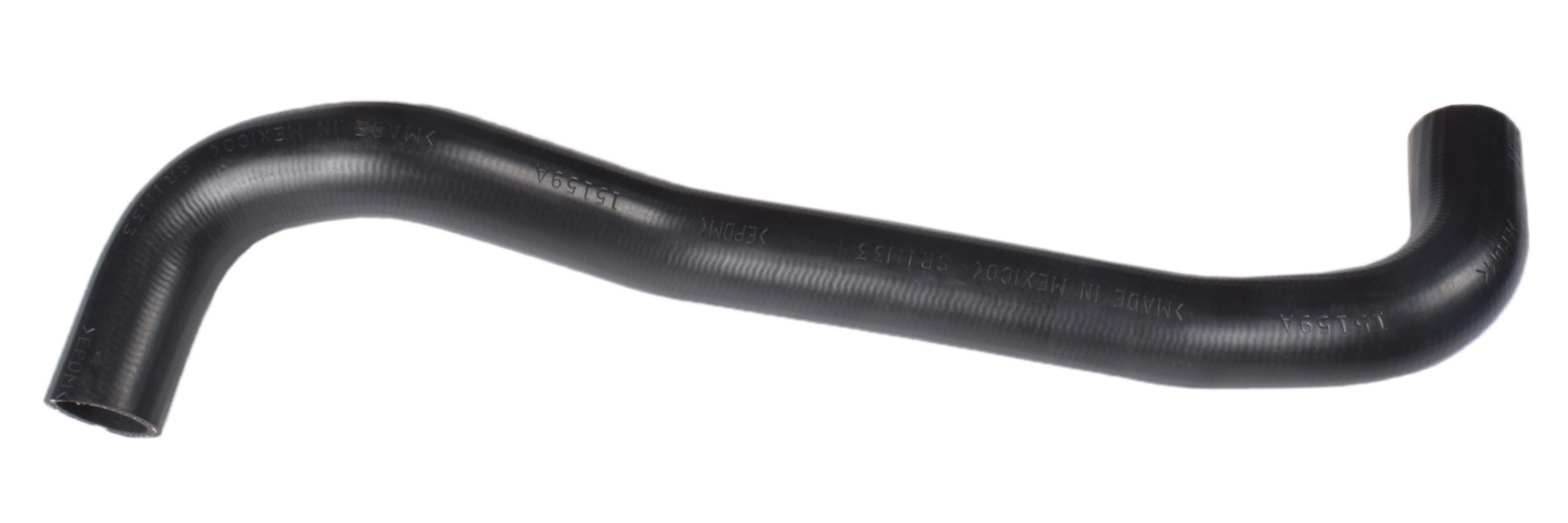 Designed to transfer glycol-based coolant throughout the vehicle's cooling system.  The EPDM tube and cover and the synthetic reinforcement meets or exceeds SAE 20R4EC Class D1 specifications. Exact OEM configuration ensures a perfect fit.