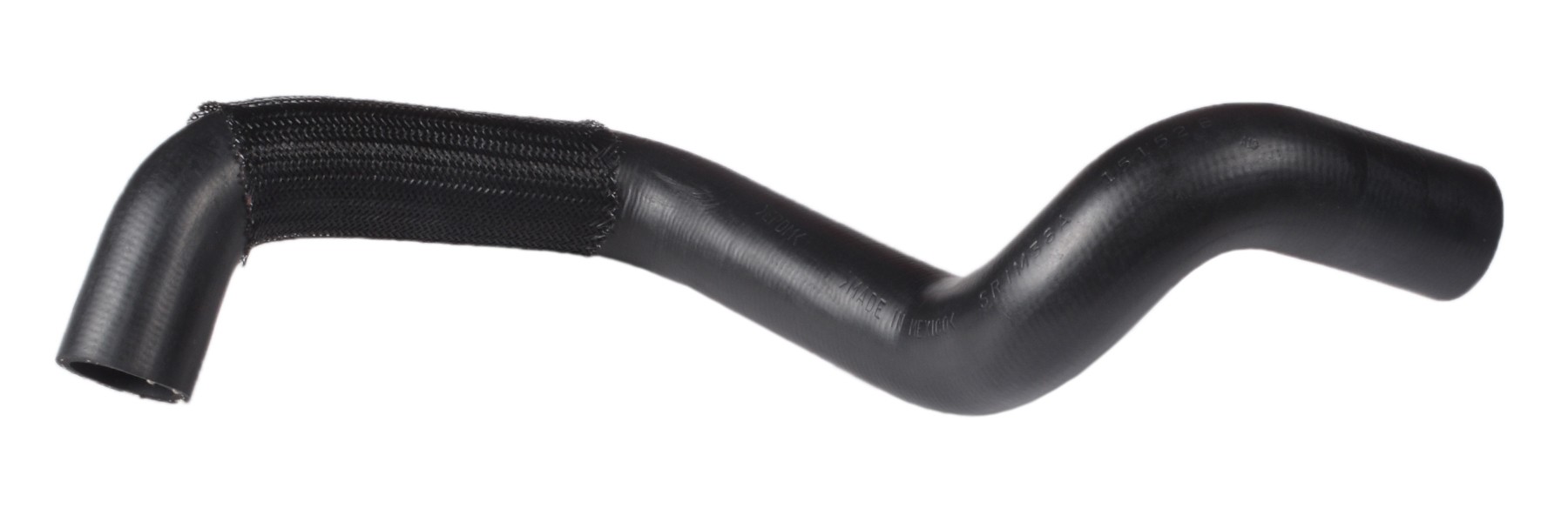 Designed to transfer glycol-based coolant throughout the vehicle's cooling system.  The EPDM tube and cover and the synthetic reinforcement meets or exceeds SAE 20R4EC Class D1 specifications. Exact OEM configuration ensures a perfect fit.