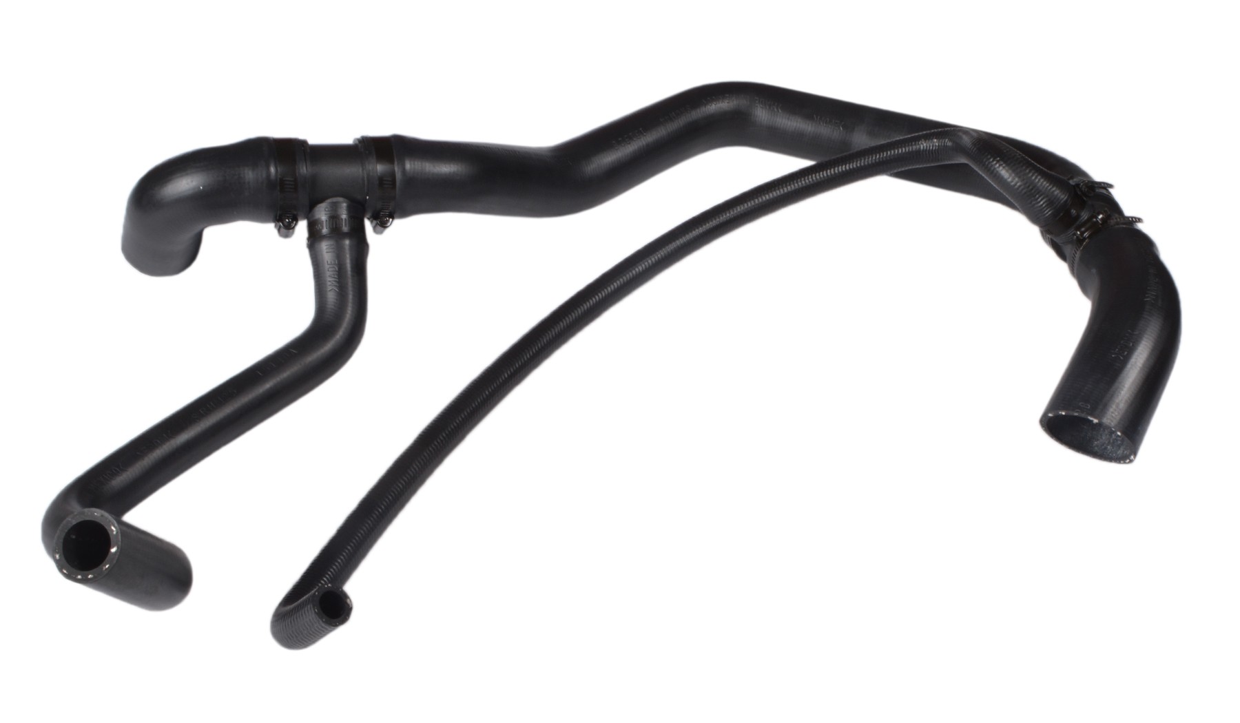 Designed to transfer glycol-based coolant throughout the vehicle's cooling system.  The EPDM tube and cover and the synthetic reinforcement meets or exceeds SAE 20R4EC Class D1 specifications. Exact OEM configuration ensures a perfect fit.