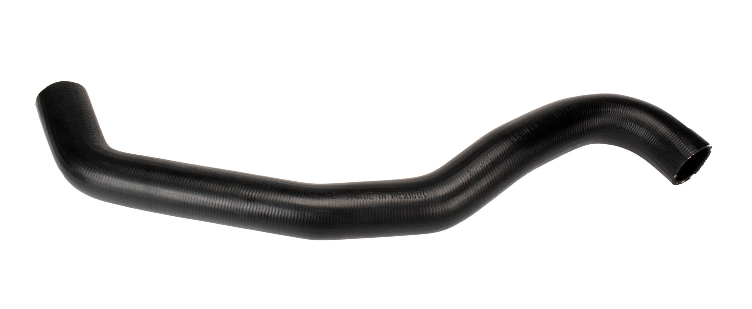 Designed to transfer glycol-based coolant throughout the vehicle's cooling system. The EPDM tube and cover and the synthetic reinforcement meets or exceeds SAE 20R4EC Class D1 specifications. Exact OEM configuration ensures a perfect fit.