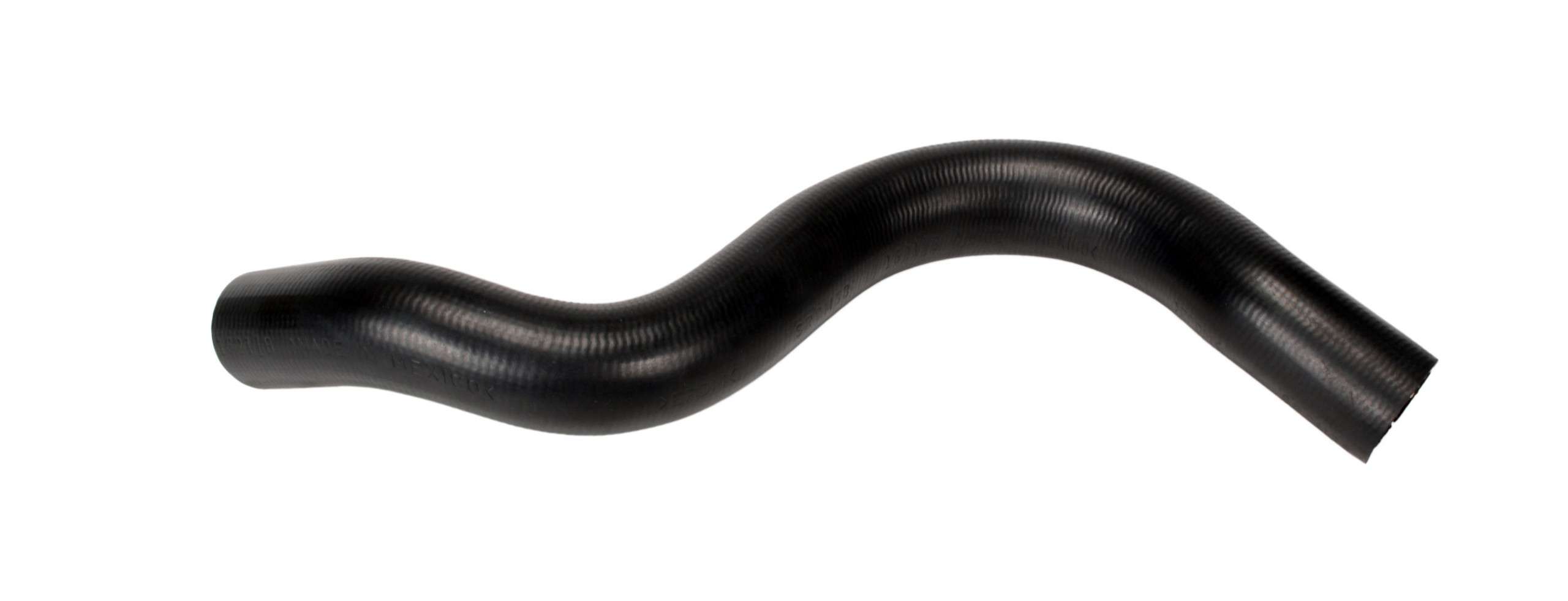 Designed to transfer glycol-based coolant throughout the vehicle's cooling system.  The EPDM tube and cover and the synthetic reinforcement meets or exceeds SAE 20R4EC Class D1 specifications. Exact OEM configuration ensures a perfect fit.