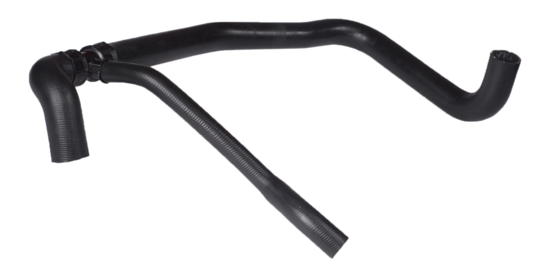 Designed to transfer glycol-based coolant throughout the vehicle's cooling system.  The EPDM tube and cover and the synthetic reinforcement meets or exceeds SAE 20R4EC Class D1 specifications. Exact OEM configuration ensures a perfect fit.