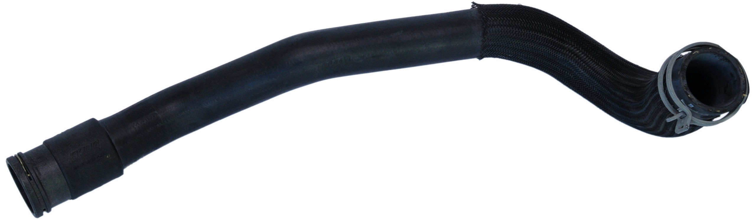 Designed to transfer glycol-based coolant throughout the vehicle's cooling system.  The EPDM tube and cover and the synthetic reinforcement meets or exceeds SAE 20R4EC Class D1 specifications. Exact OEM configuration ensures a perfect fit.