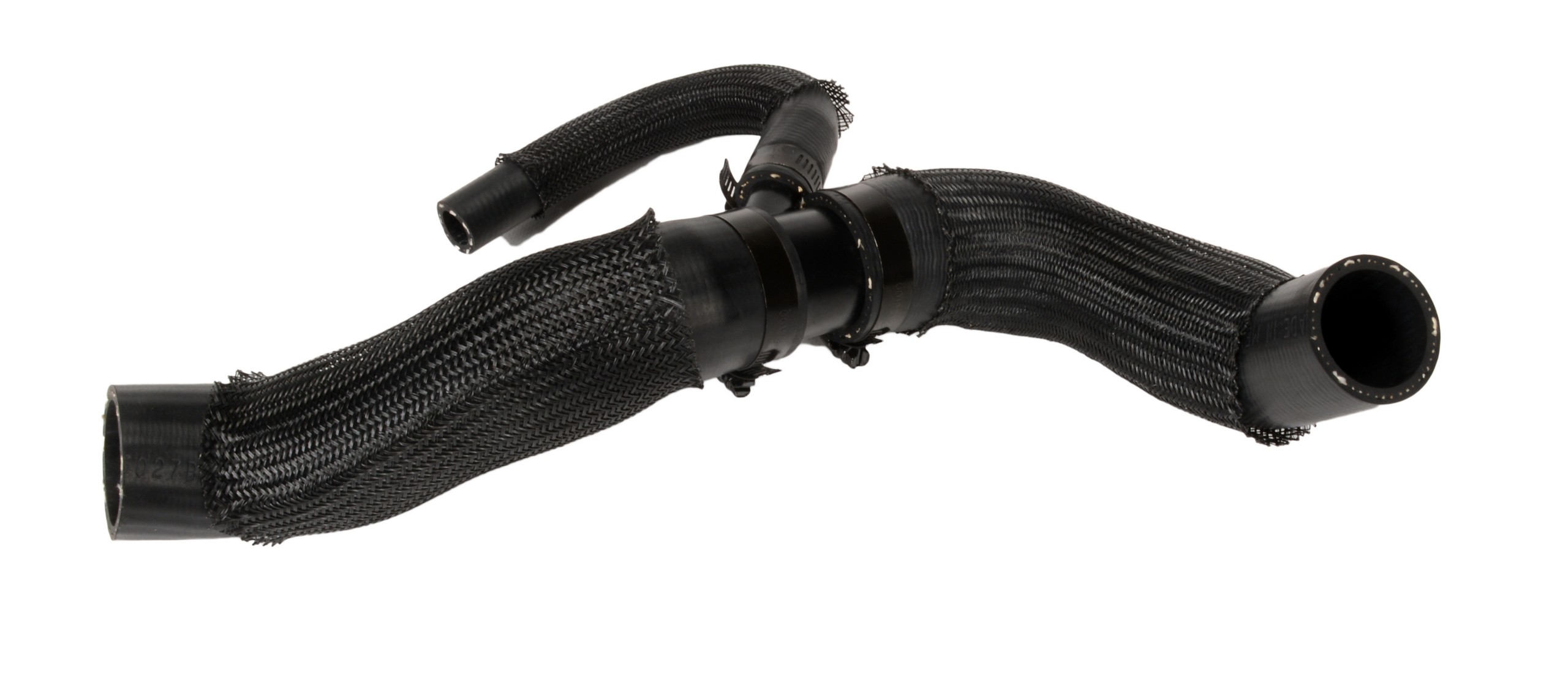 Designed to transfer glycol-based coolant throughout the vehicle's cooling system.  The EPDM tube and cover and the synthetic reinforcement meets or exceeds SAE 20R4EC Class D1 specifications. Exact OEM configuration ensures a perfect fit.