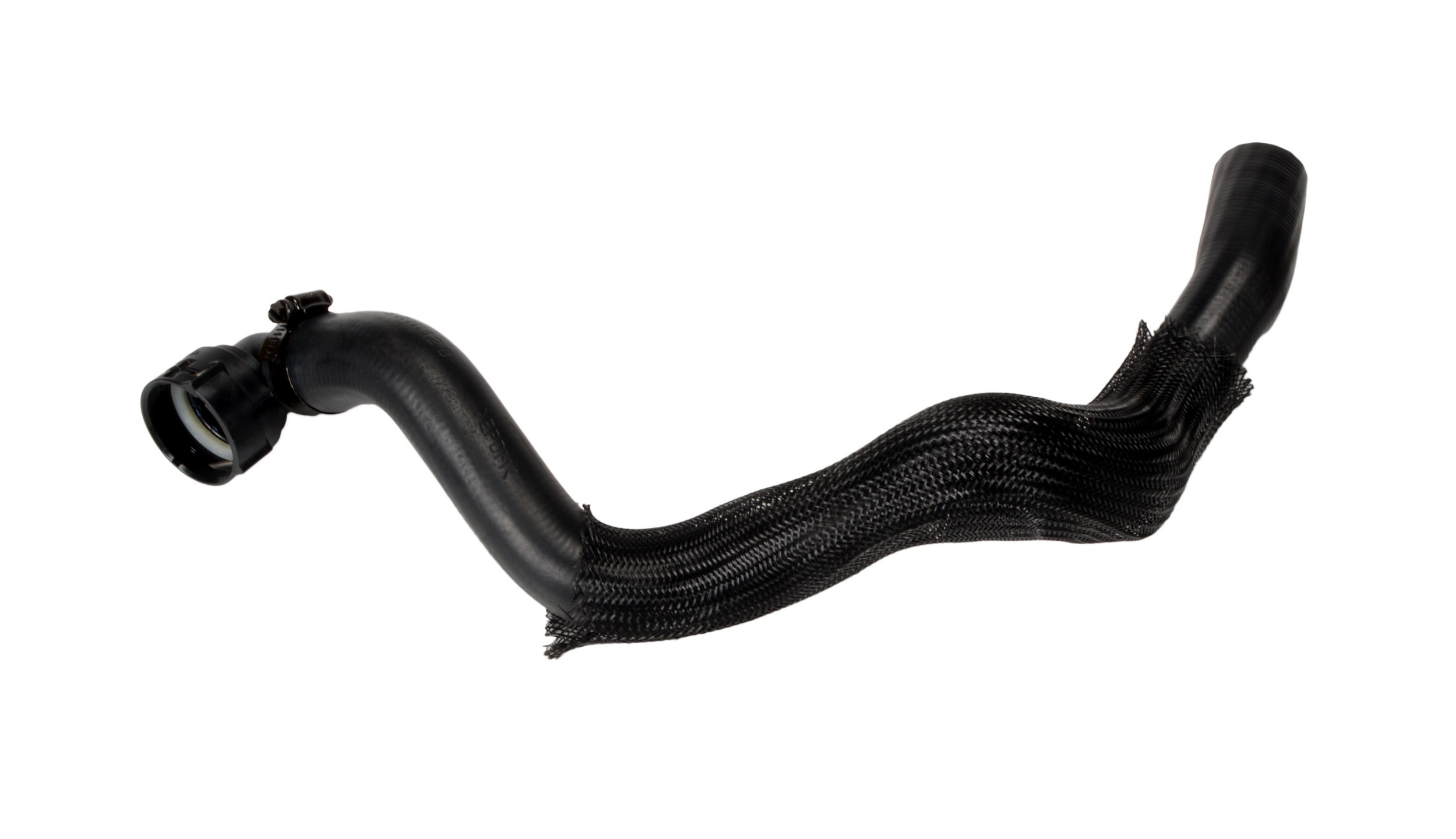 Designed to transfer glycol-based coolant throughout the vehicle's cooling system.  The EPDM tube and cover and the synthetic reinforcement meets or exceeds SAE 20R4EC Class D1 specifications. Exact OEM configuration ensures a perfect fit.