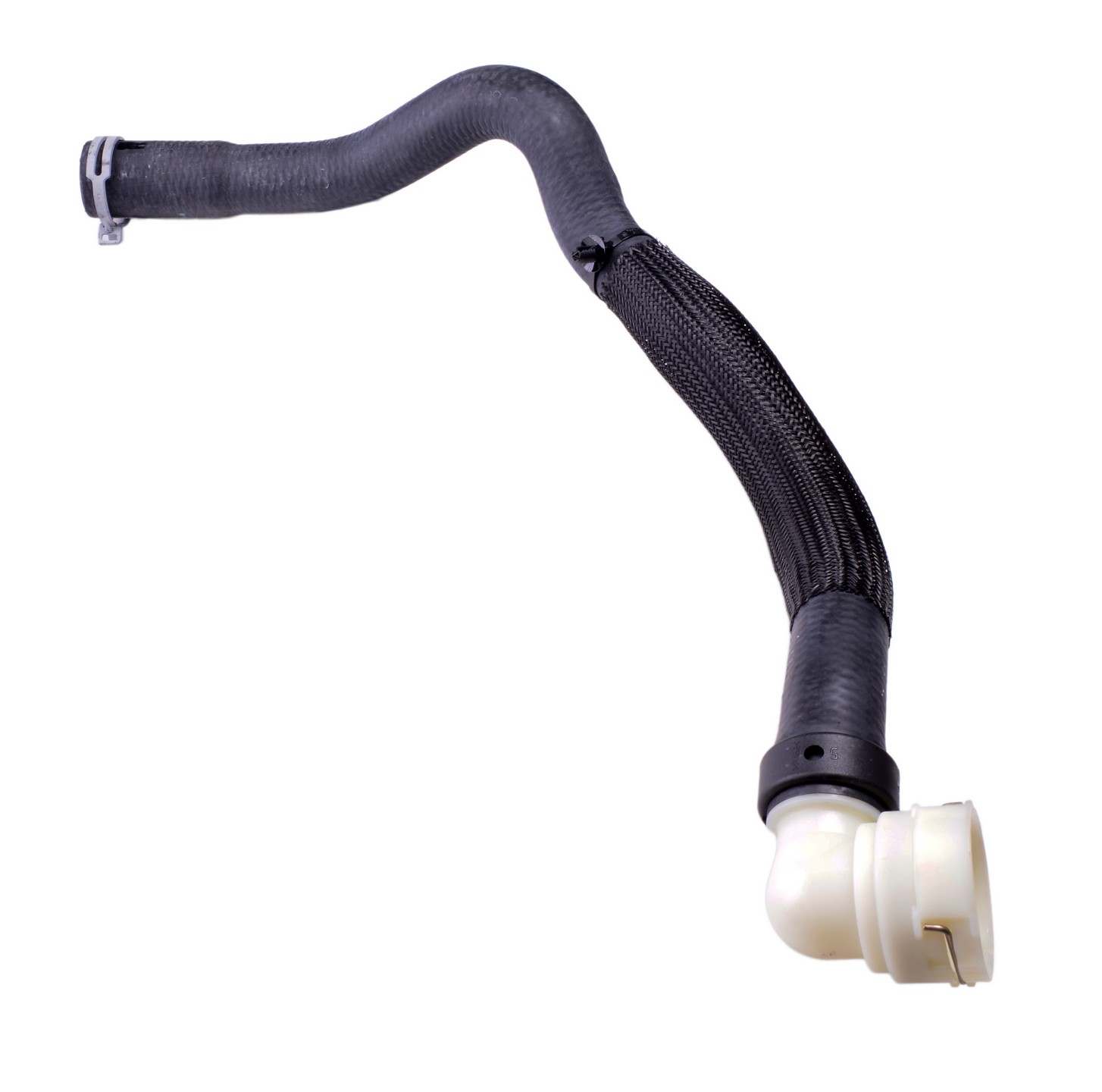 Designed to transfer glycol-based coolant throughout the vehicle's cooling system.  The EPDM tube and cover and the synthetic reinforcement meets or exceeds SAE 20R4EC Class D1 specifications. Exact OEM configuration ensures a perfect fit.
