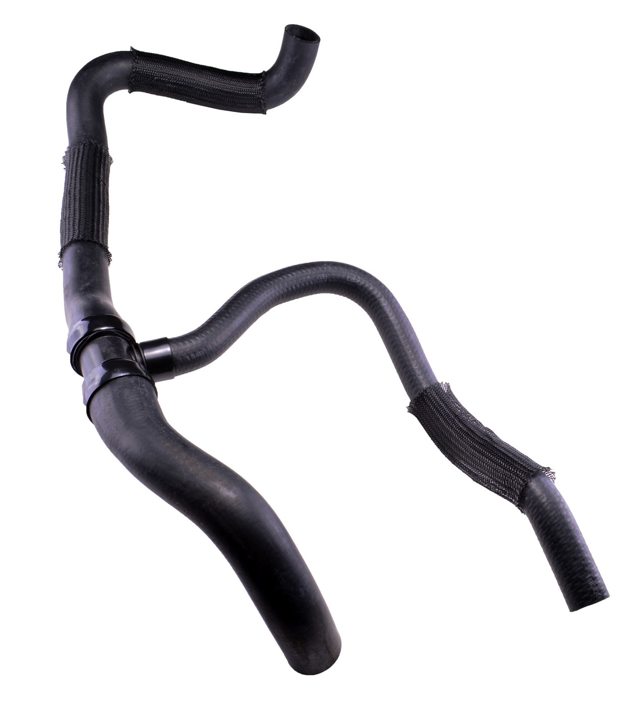 Designed to transfer glycol-based coolant throughout the vehicle's cooling system.  The EPDM tube and cover and the synthetic reinforcement meets or exceeds SAE 20R4EC Class D1 specifications. Exact OEM configuration ensures a perfect fit.