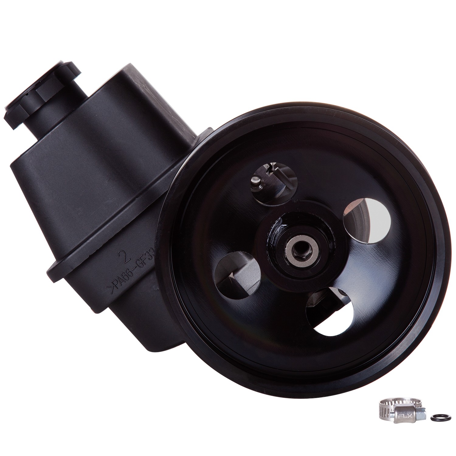 New Power Steering Pump With Pulley and Reservoir