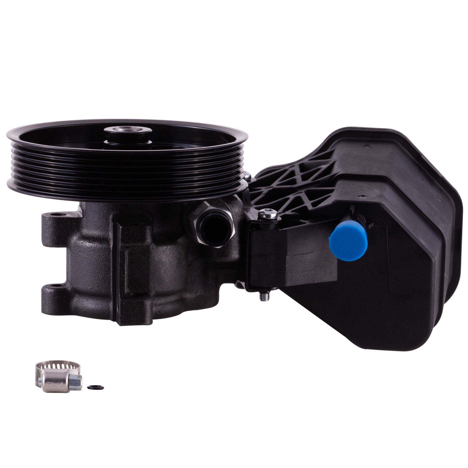 New Power Steering Pump With Pulley and Reservoir