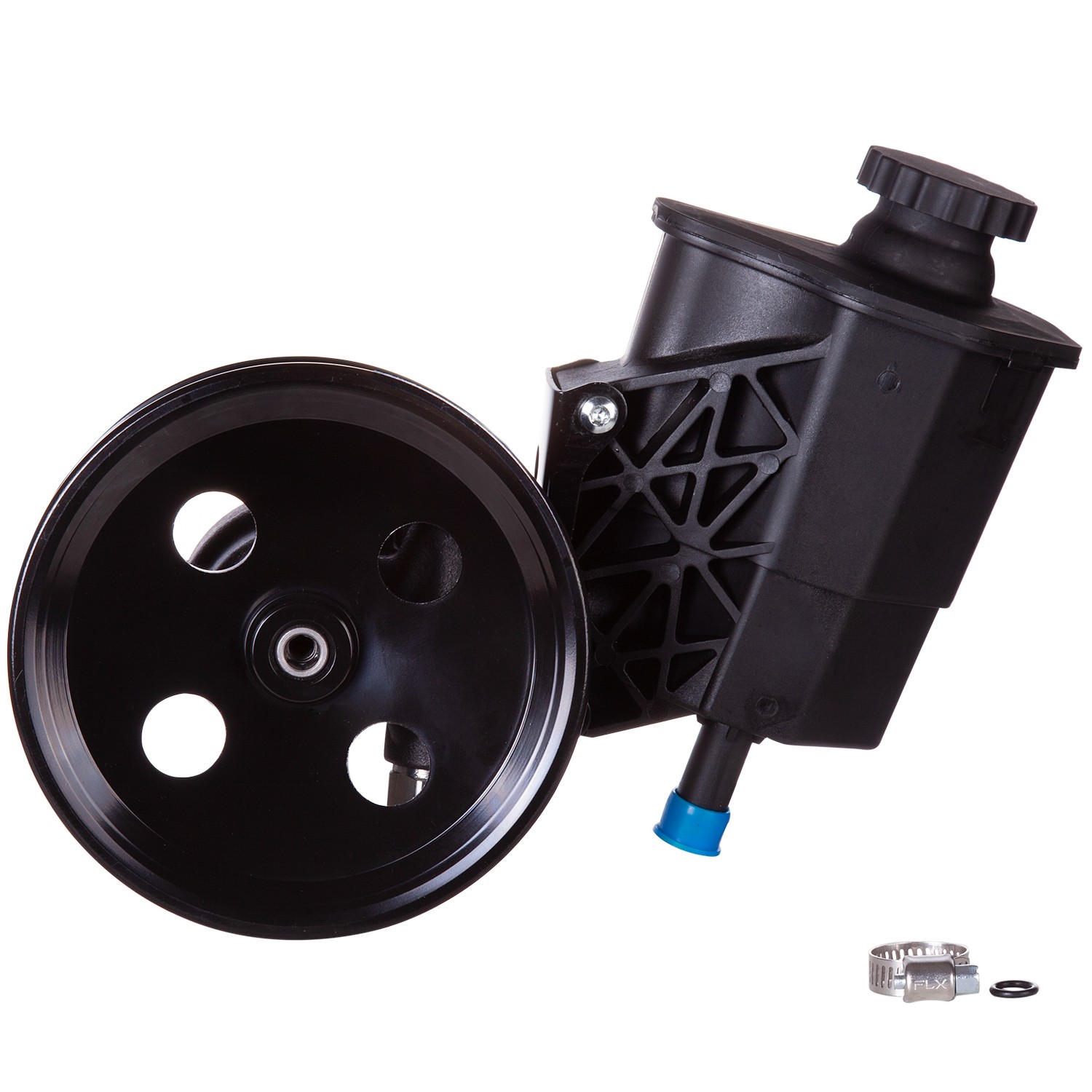New Power Steering Pump With Pulley and Reservoir