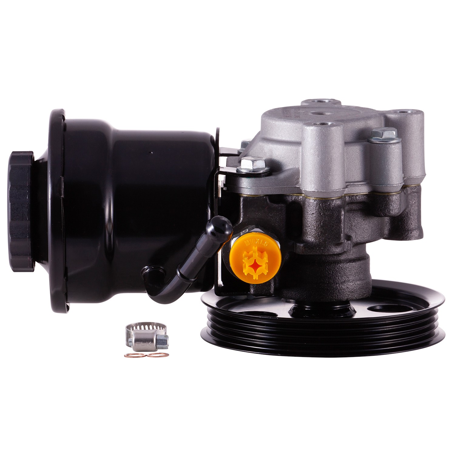 New Power Steering Pump With Pulley and Reservoir