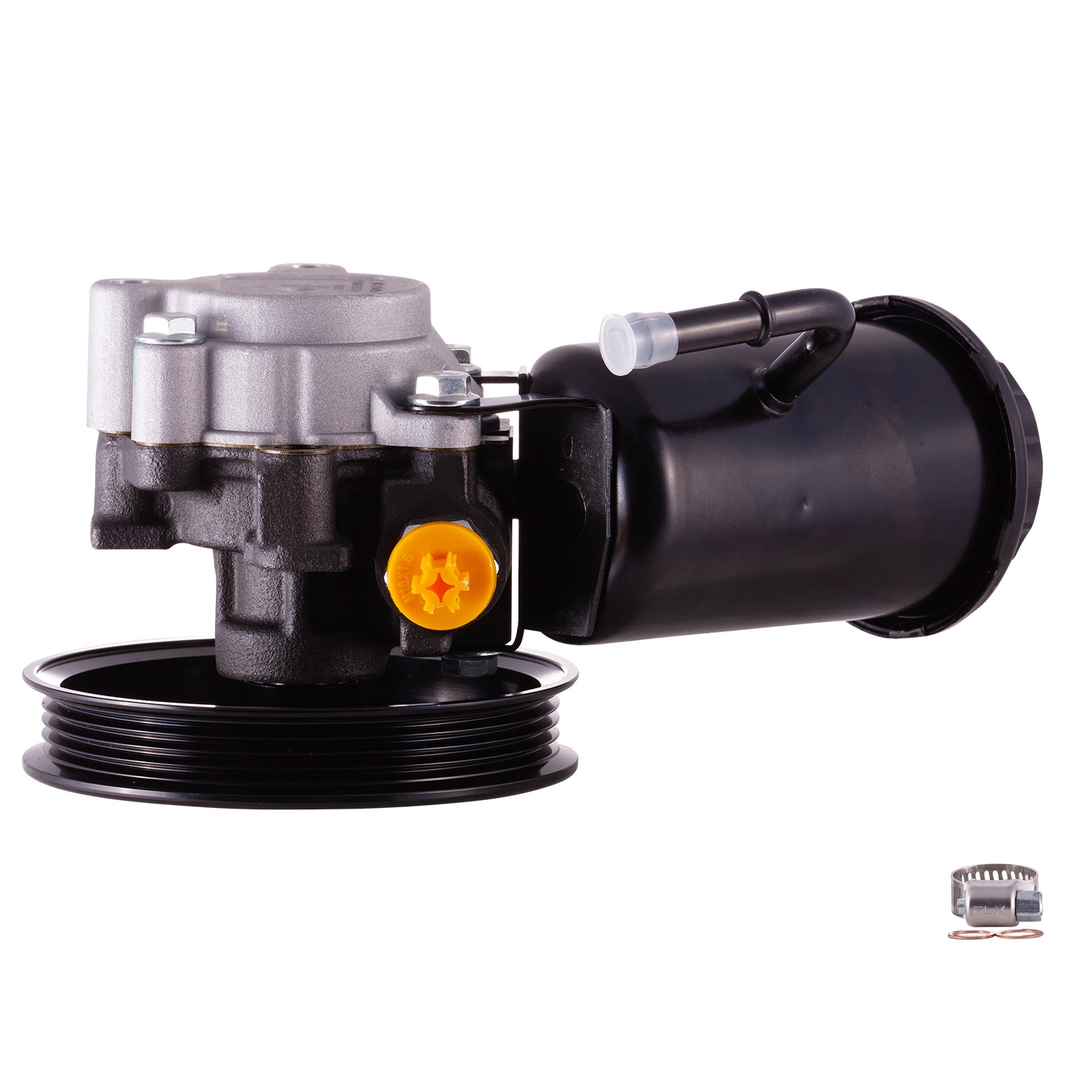 New Power Steering Pump With Pulley and Reservoir