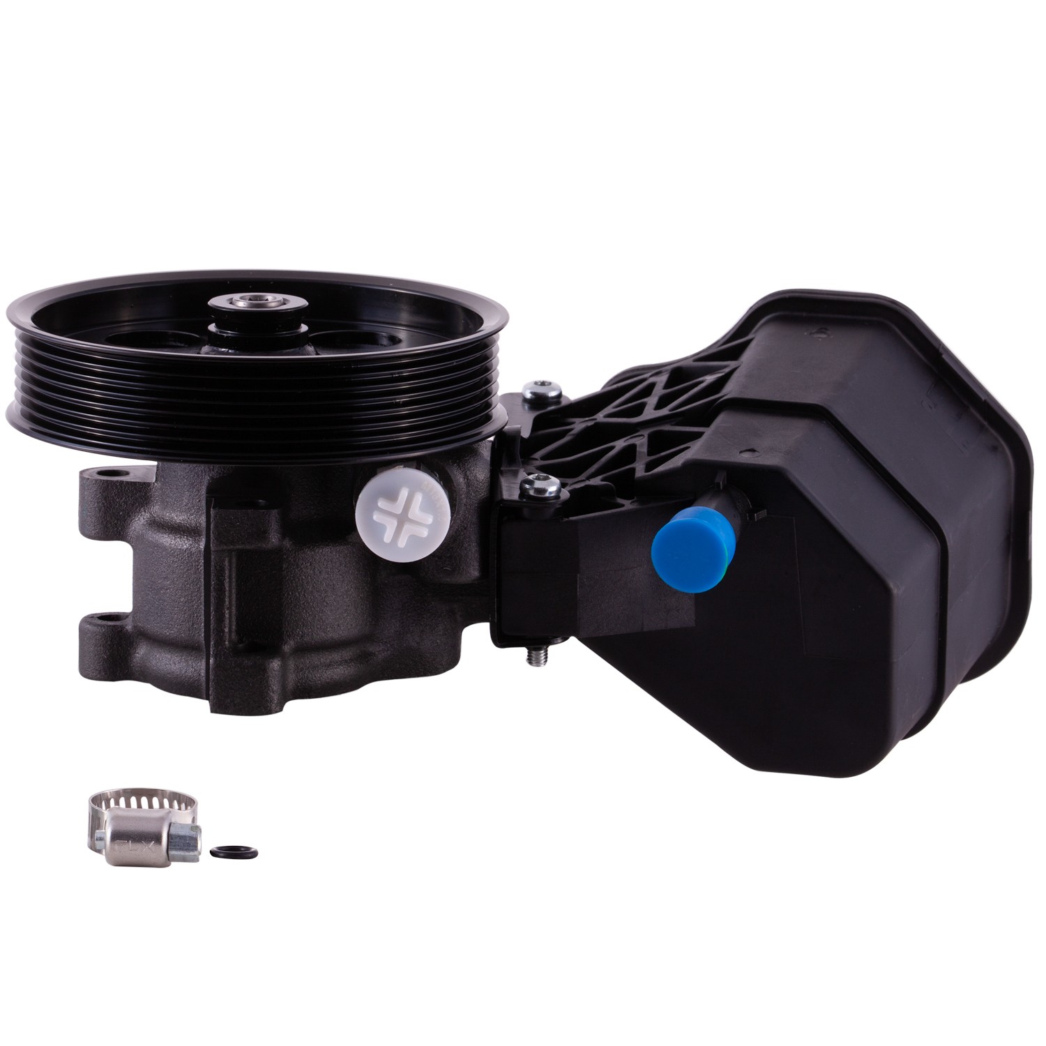 New Power Steering Pump With Pulley and Reservoir