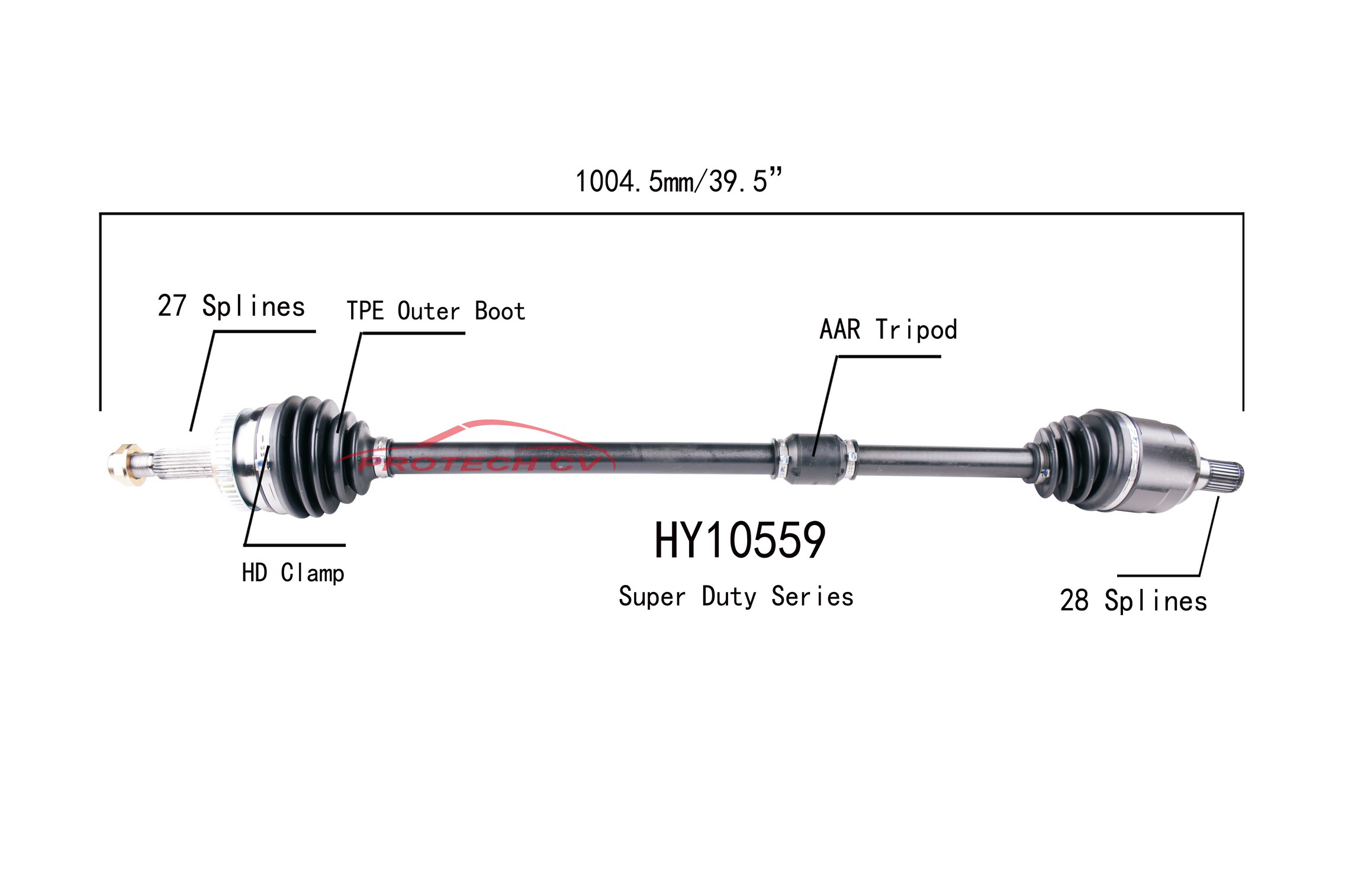 CV Axle Assembly