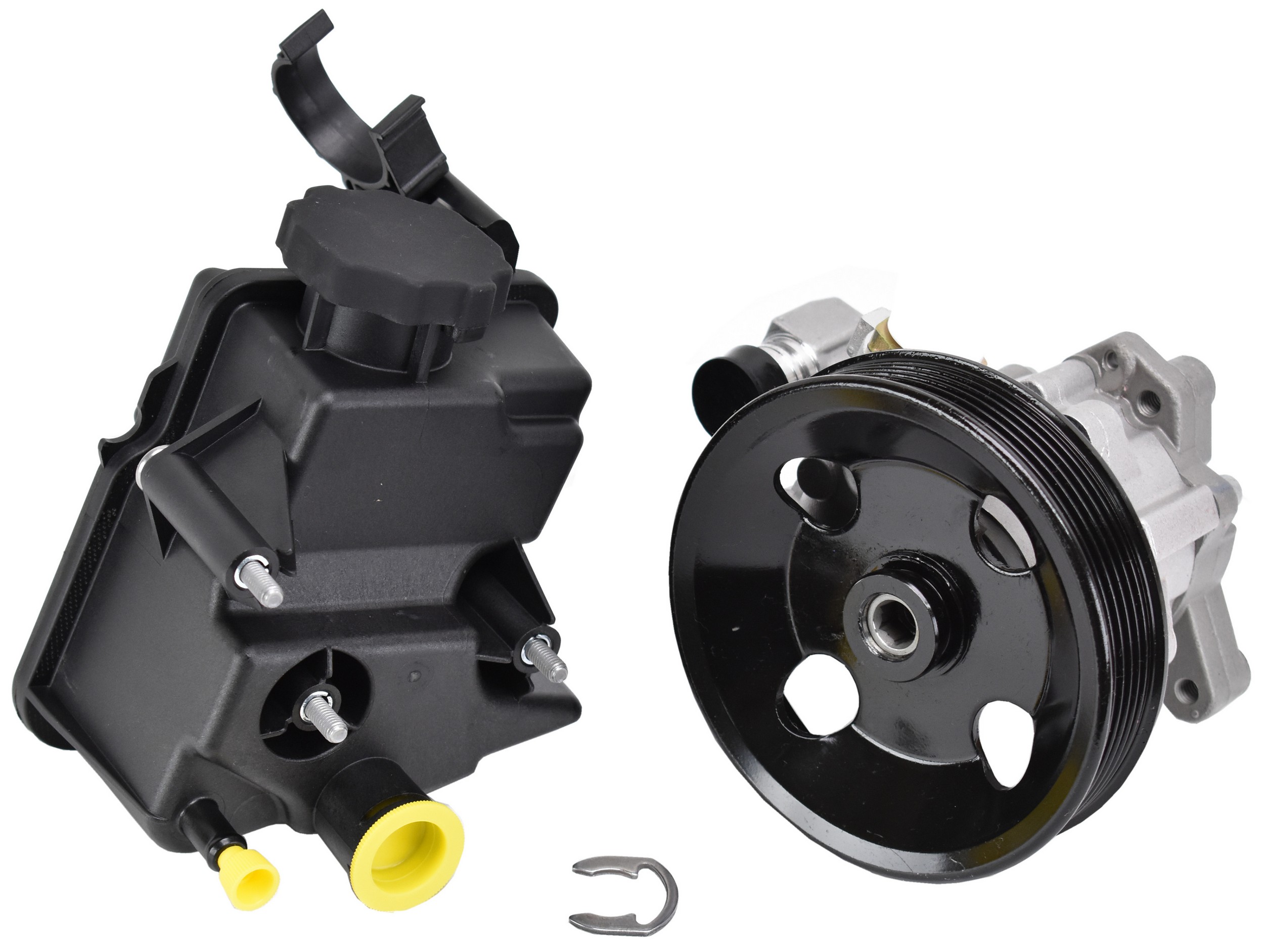 AAE New Hydraulic Power Steering Pump Kit, Includes Pulley, Reservoir & Retainer