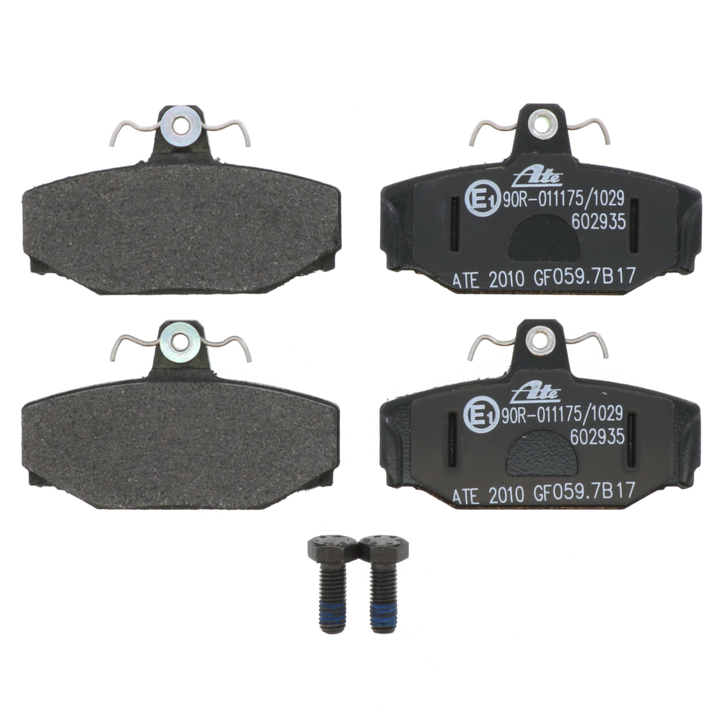 ATE Original Semi-Metallic Rear Disc Brake Pad Set 602935 for Volvo