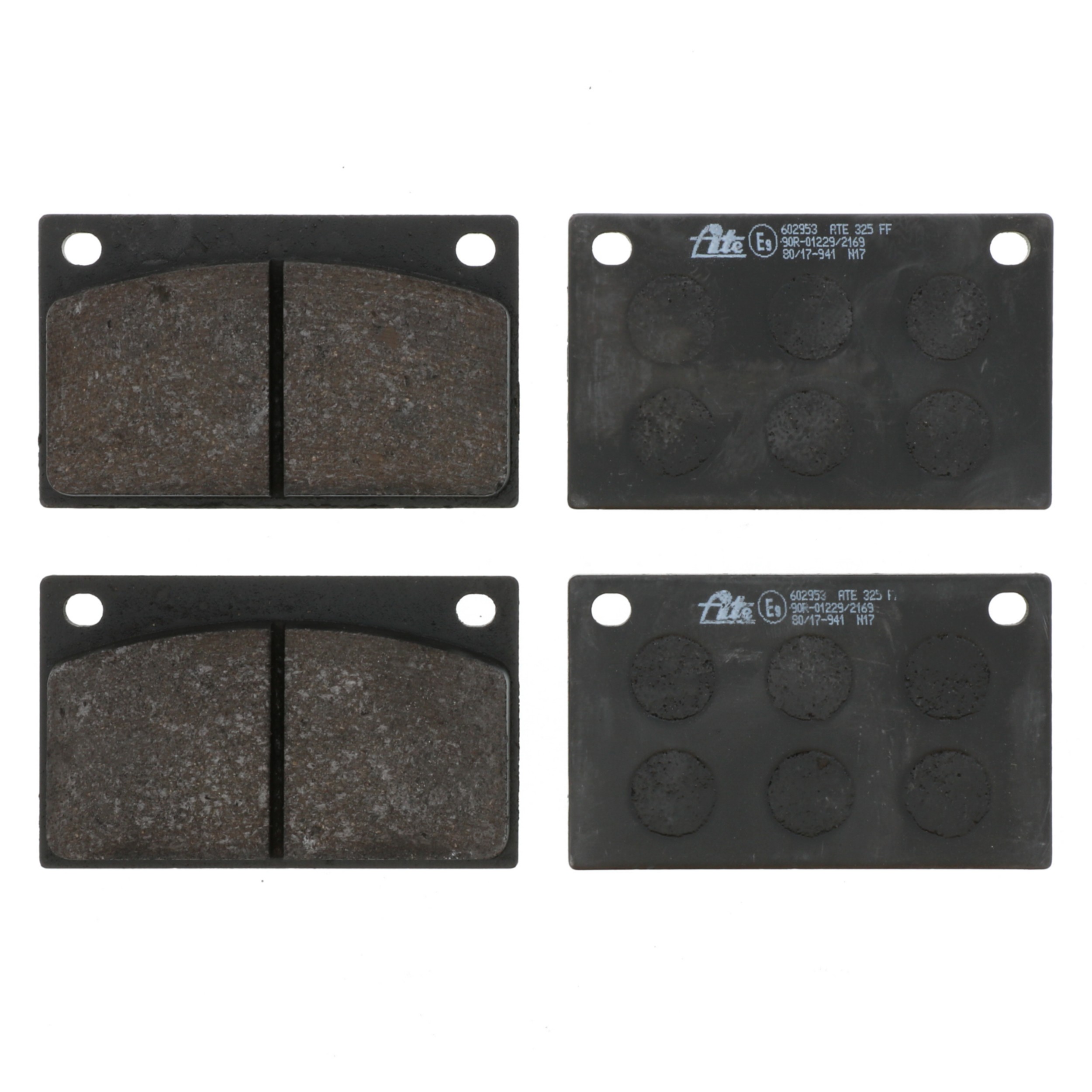 ATE Original Semi-Metallic Front Disc Brake Pad Set 602953 for Volvo