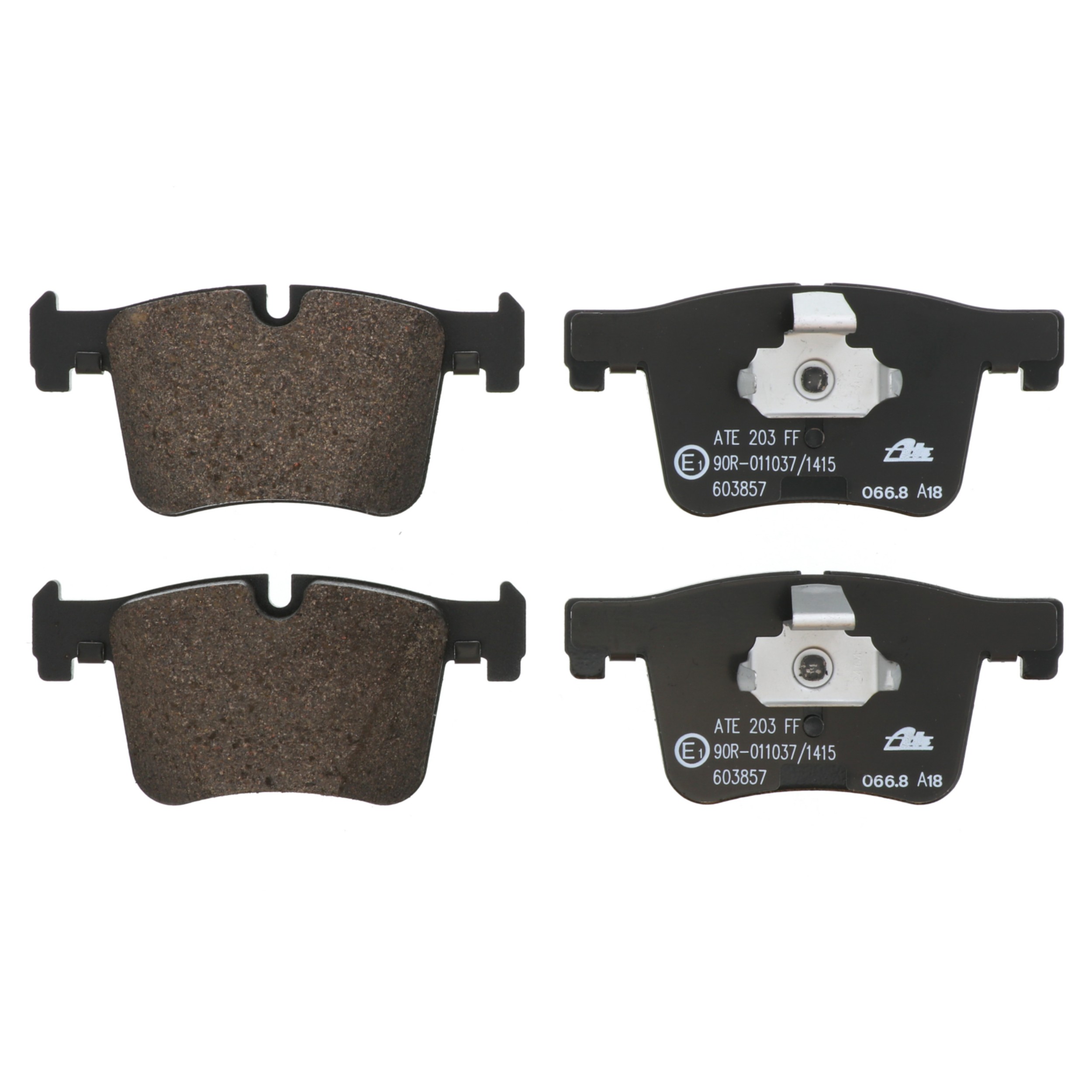 ATE Original Semi-Metallic Front Disc Brake Pad Set 603857 for BMW