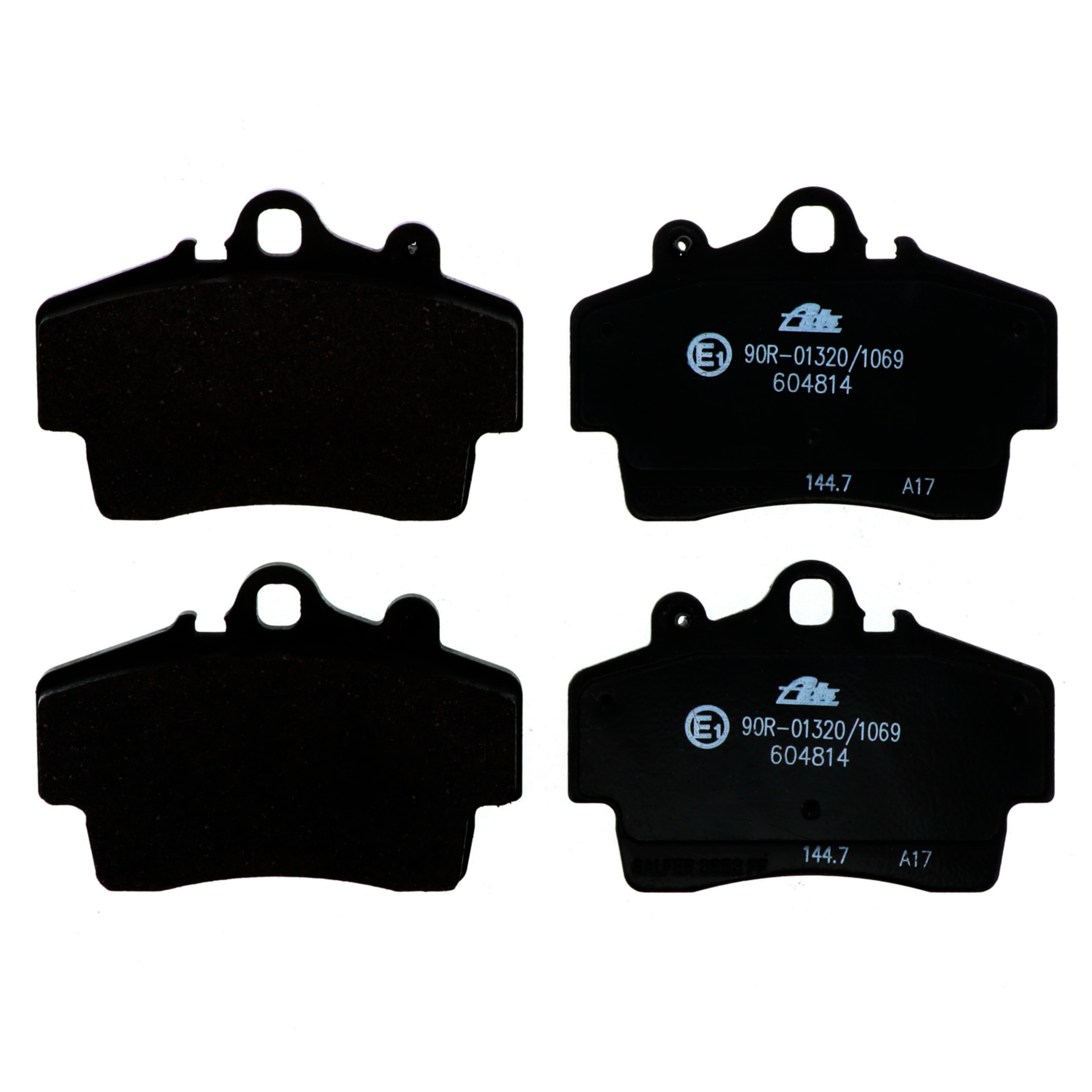 ATE Original Semi-Metallic Front Disc Brake Pad Set 604814 for Porsche