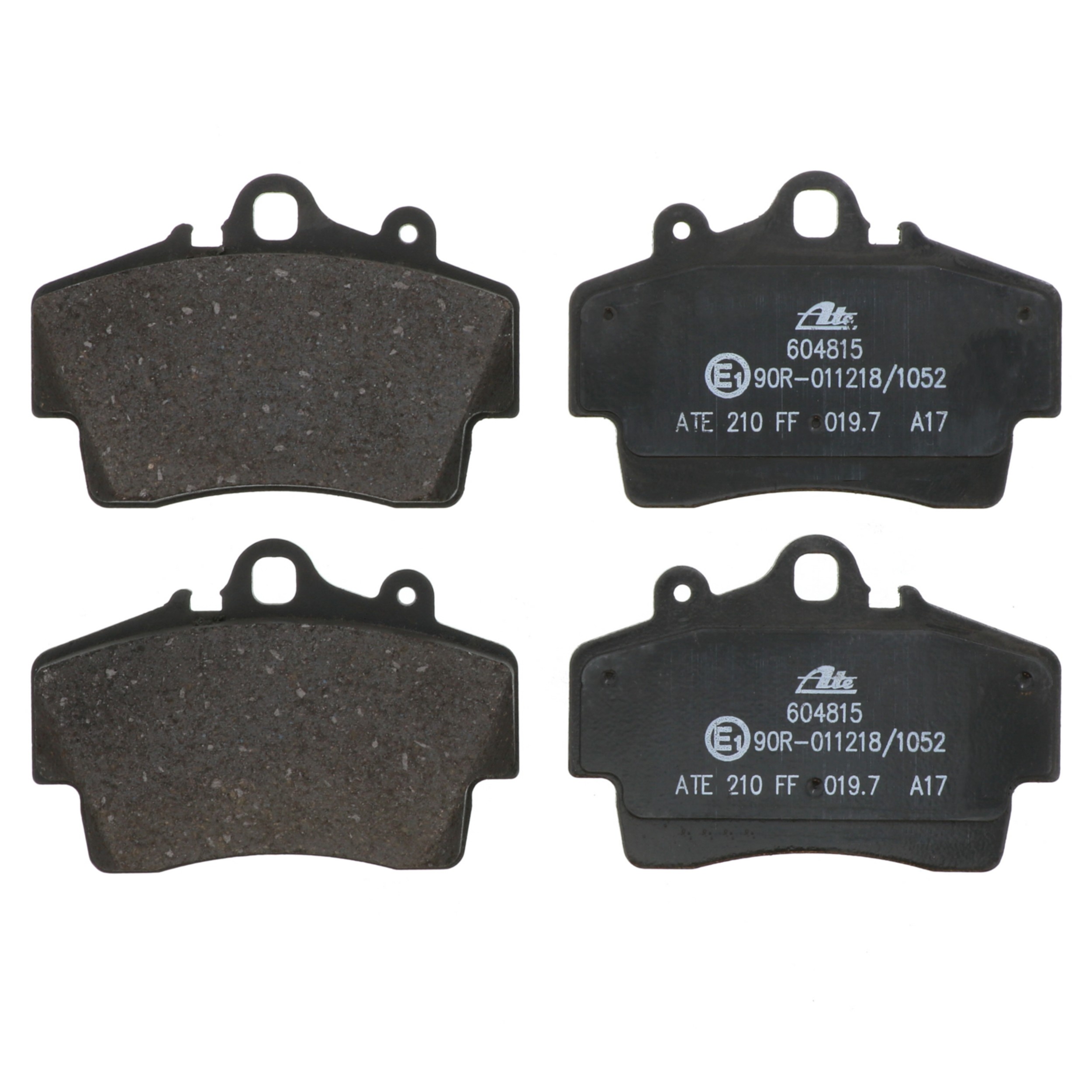ATE Original Semi-Metallic Front Disc Brake Pad Set 604815 for Porsche