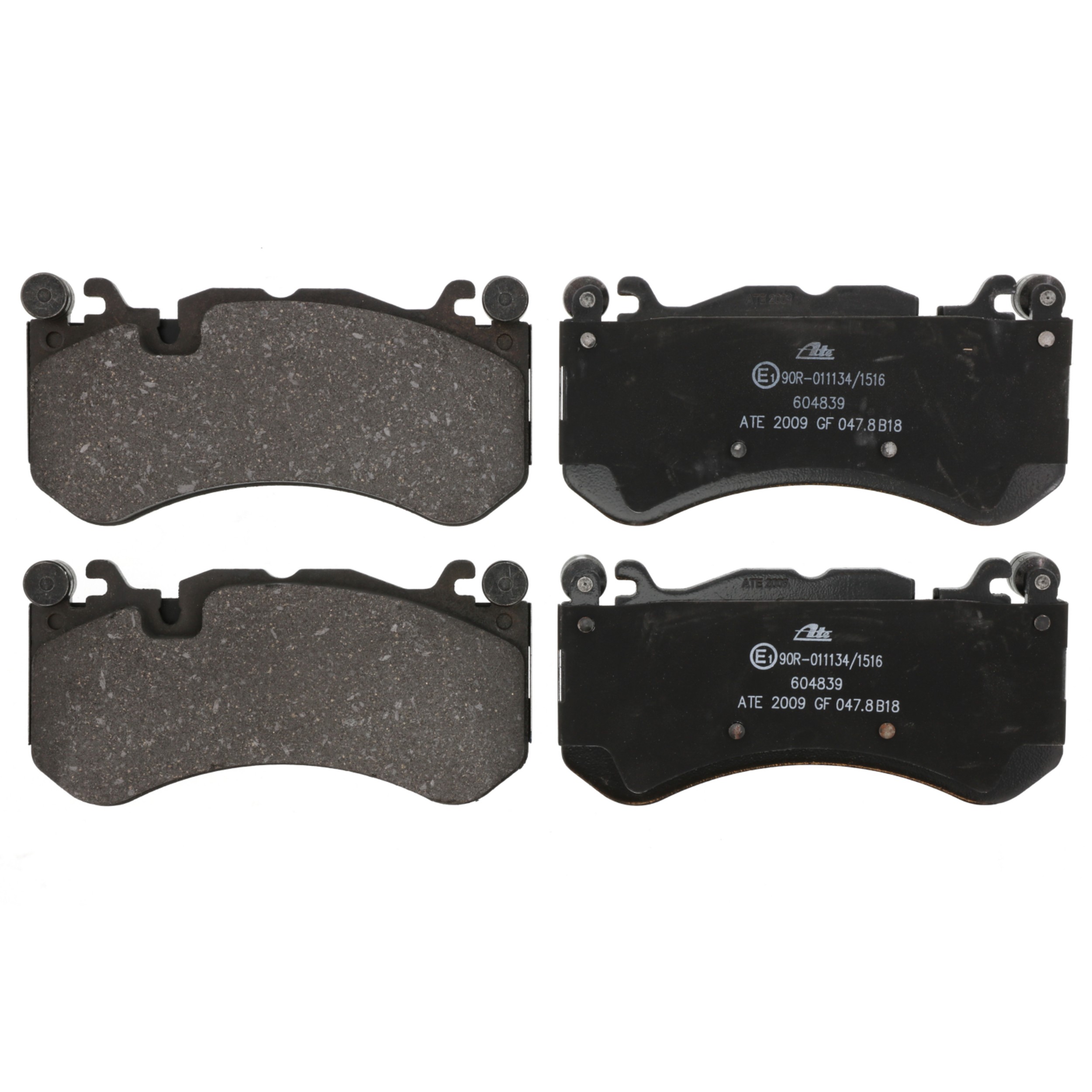 ATE Semi-Metallic Front Disc Brake Pad Set 604839 for Audi, Mercedes-Benz
