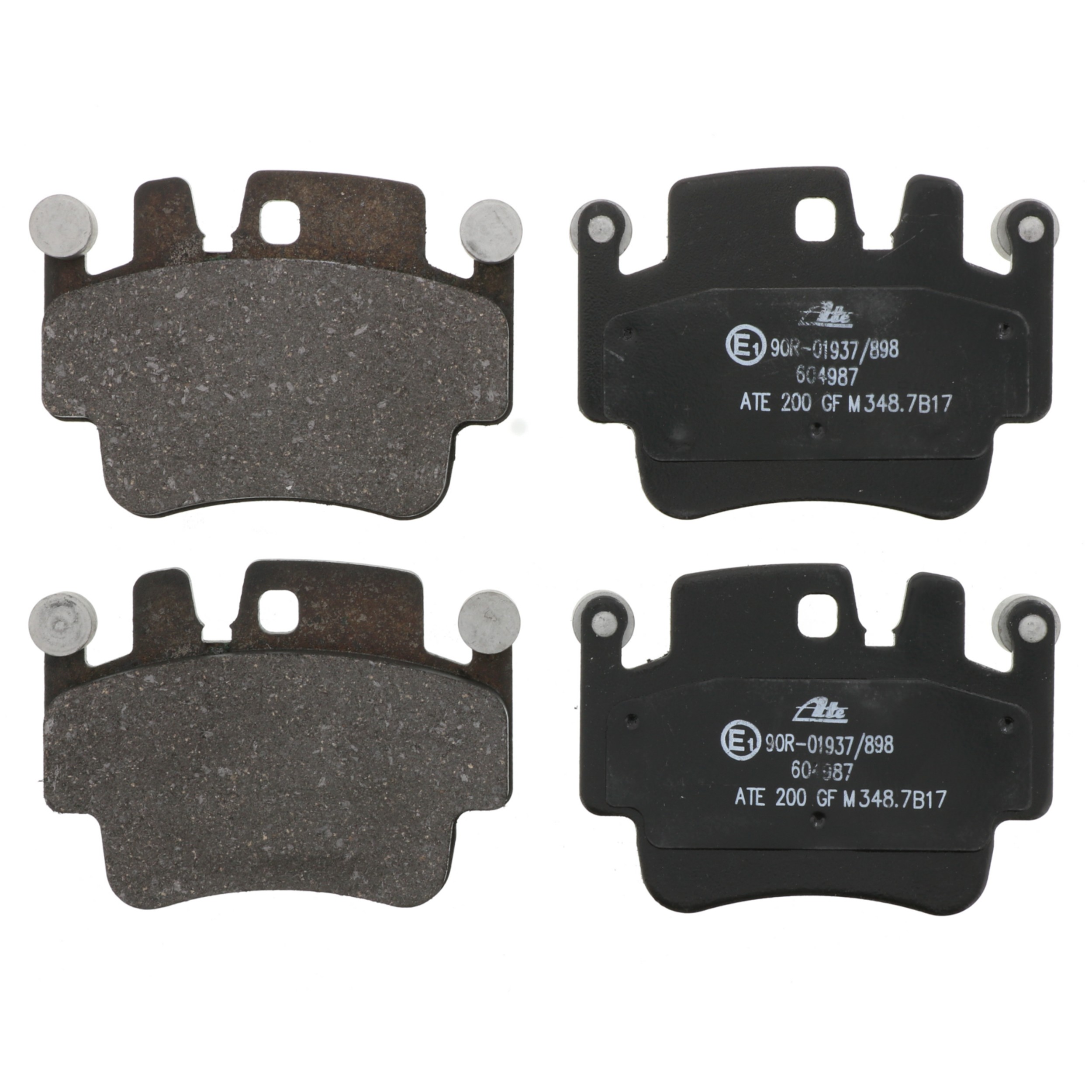 ATE Original Semi-Metallic Front Disc Brake Pad Set 604987 for Porsche