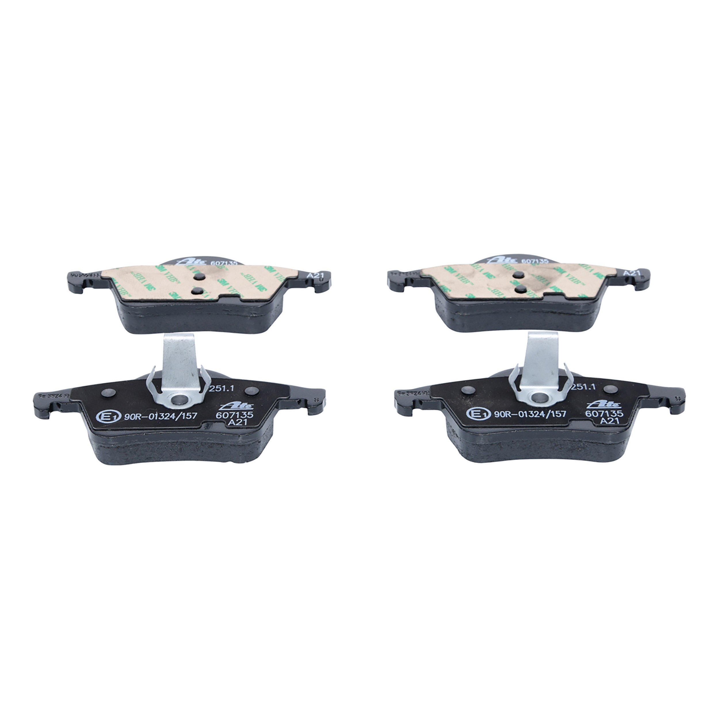 ATE Original Semi-Metallic Rear Disc Brake Pad Set 607135 for Volvo