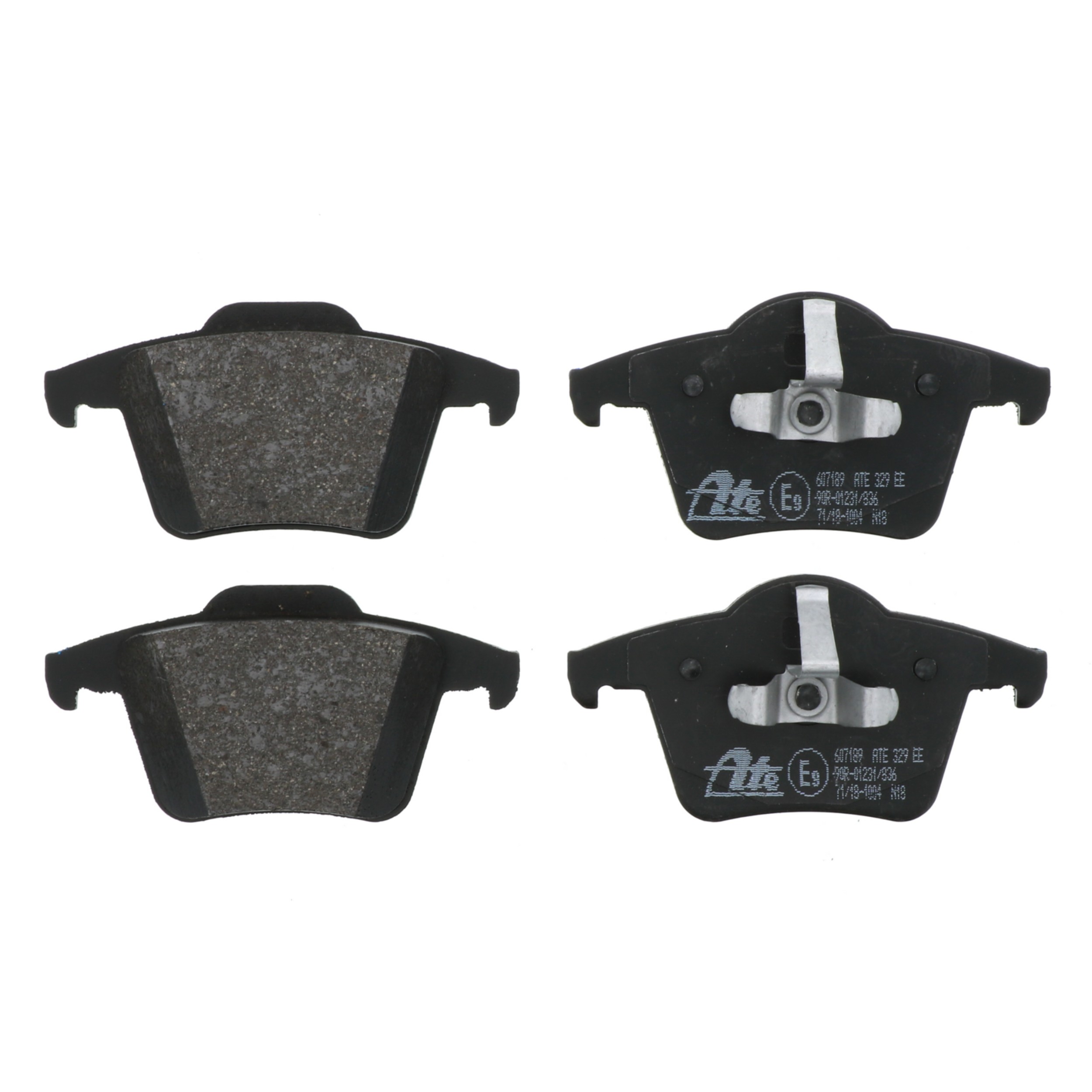 ATE Original Semi-Metallic Rear Disc Brake Pad Set 607189 for Volvo