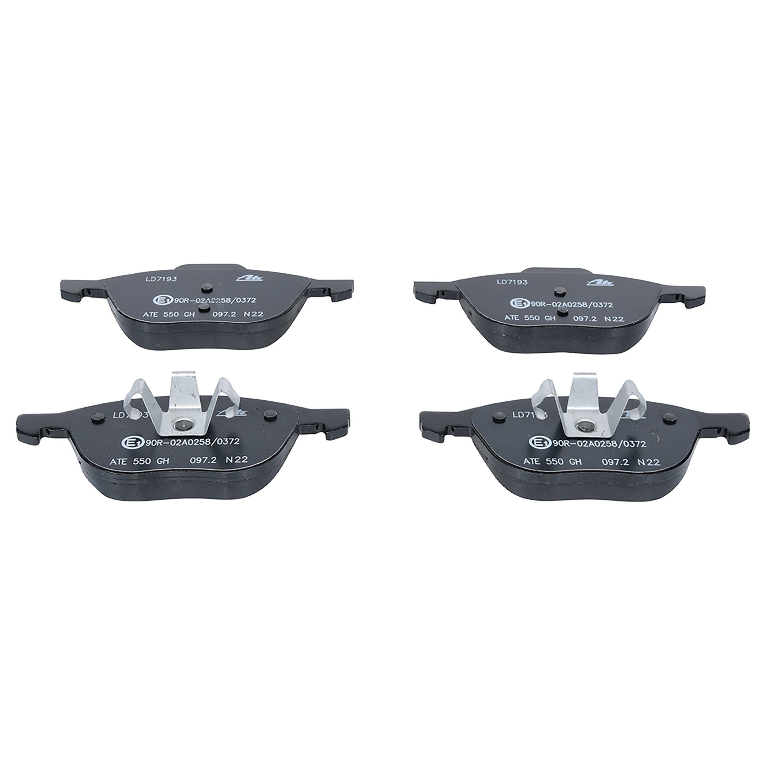 ATE Ceramic Front Disc Brake Pad Set LD7193 for Ford, Mazda, Volvo