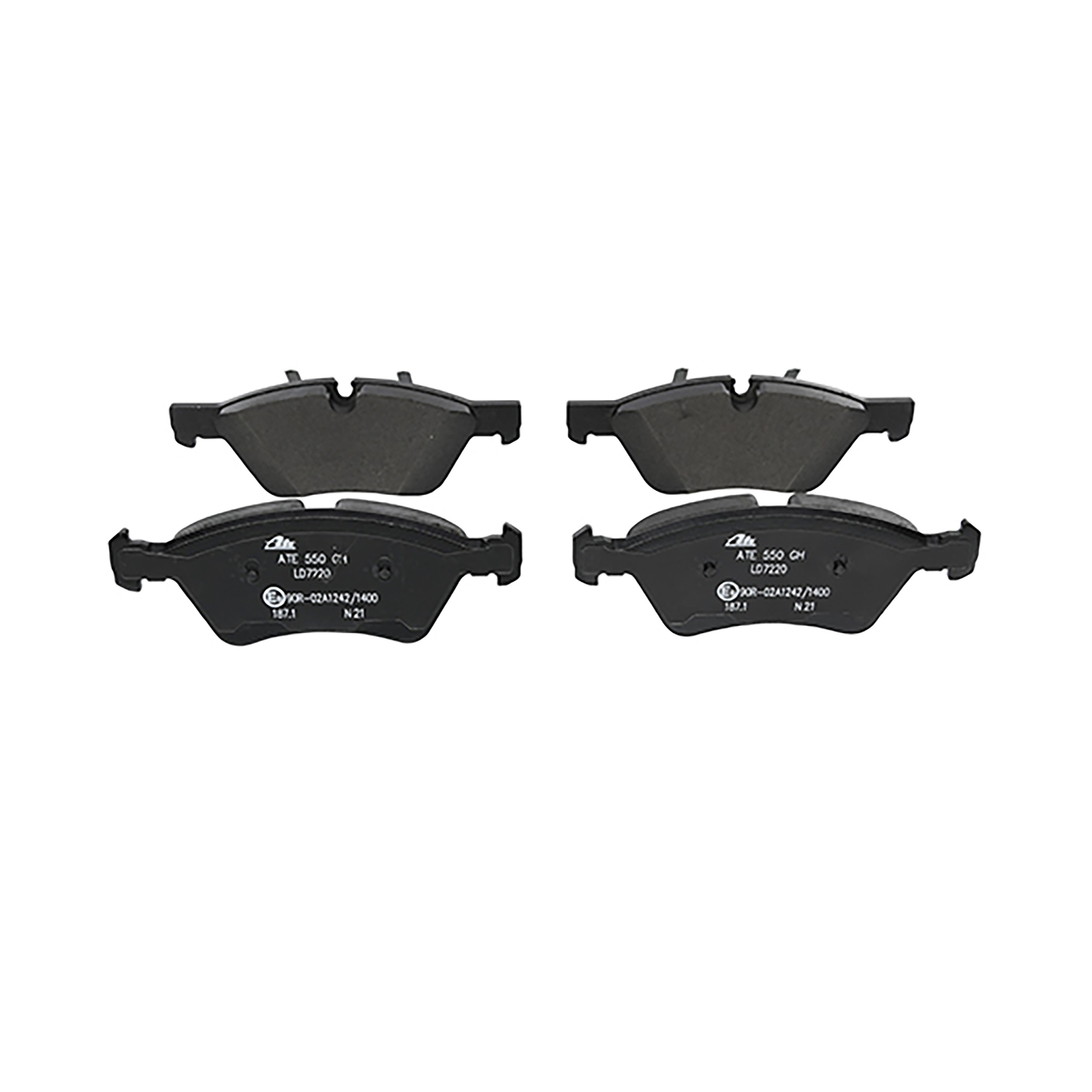ATE Ceramic Front Disc Brake Pad Set LD7220 for Mercedes-Benz