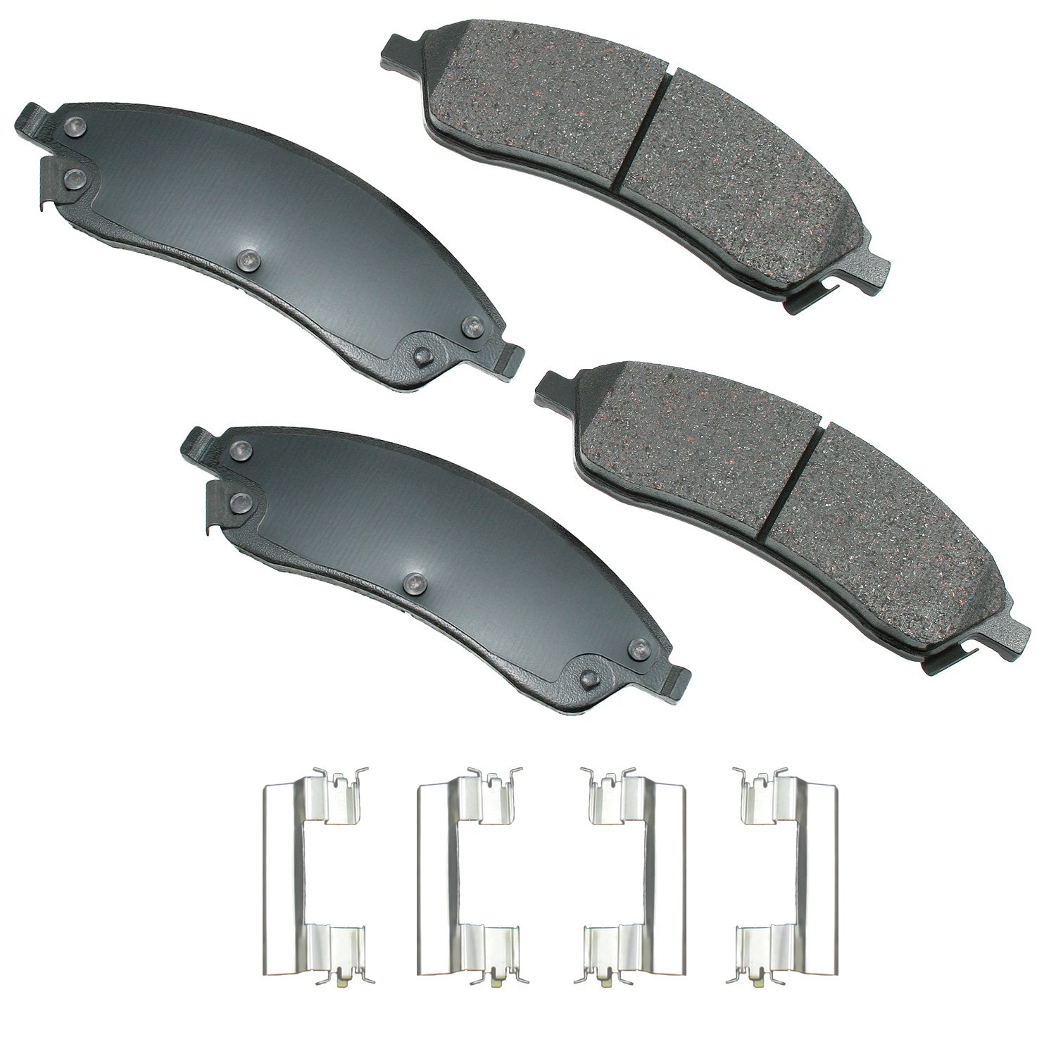 Akebono ProACT Ultra Premium Ceramic Disc Brake Pad Kit