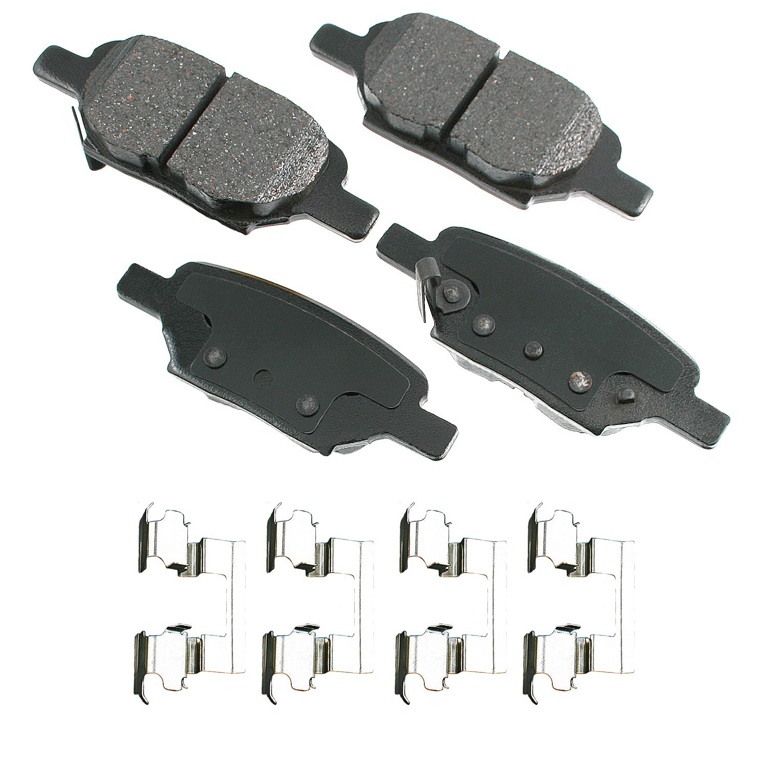 Akebono ProACT Ultra Premium Ceramic Disc Brake Pad Kit