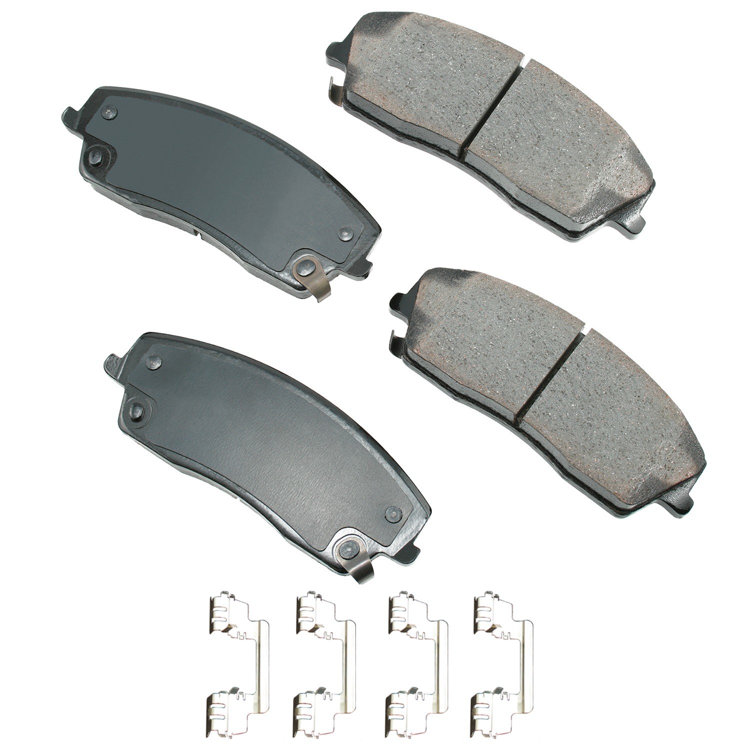 Akebono ProACT Ultra Premium Ceramic Disc Brake Pad Kit