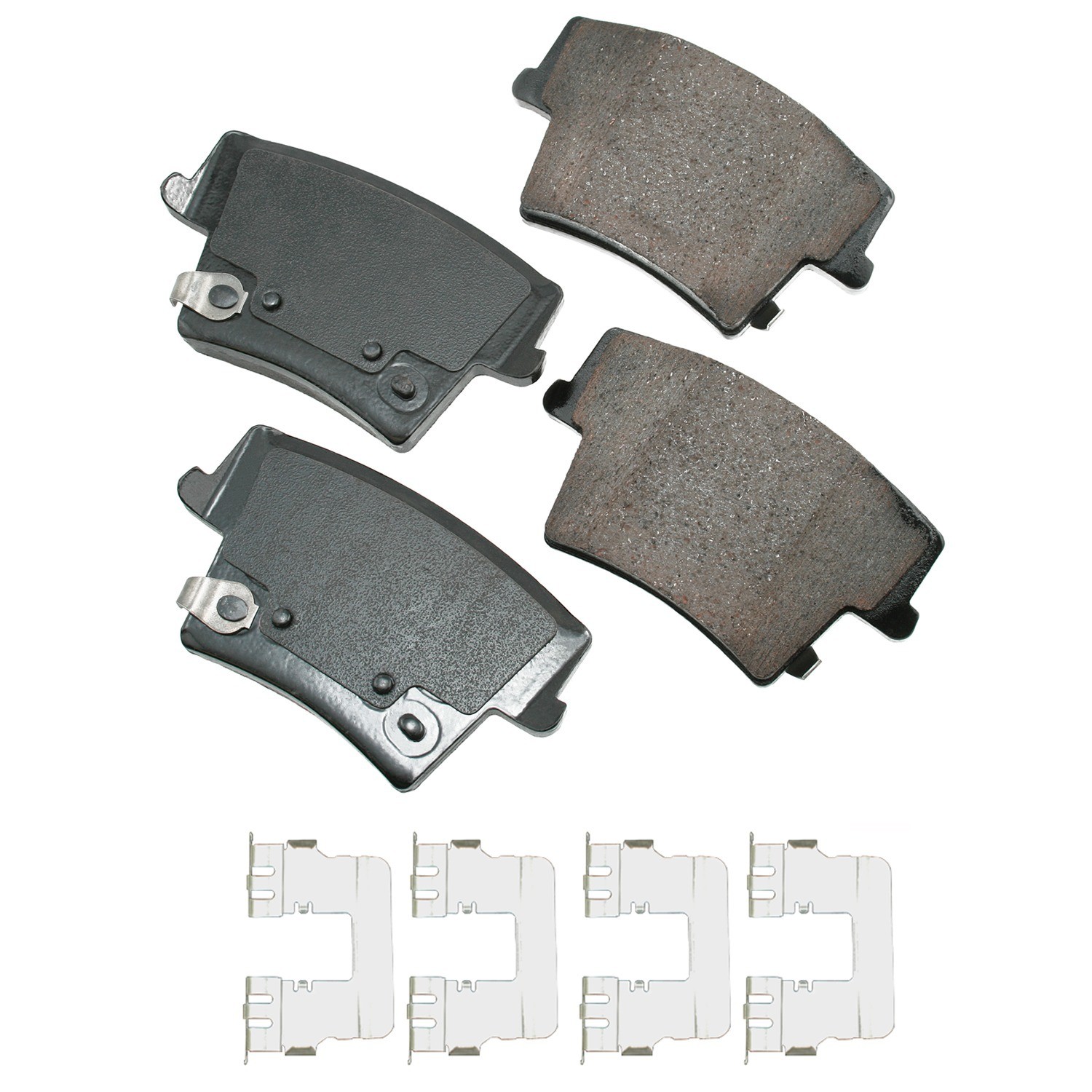 Akebono ProACT Ultra Premium Ceramic Disc Brake Pad Kit