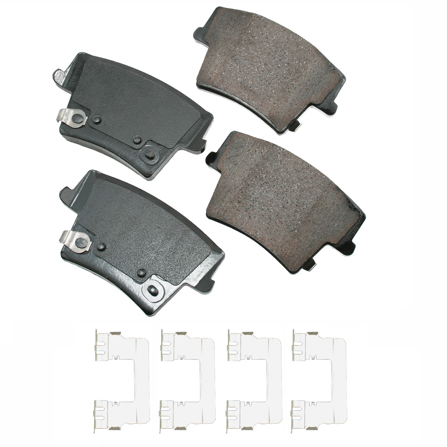 Akebono ProACT Ultra Premium Ceramic Disc Brake Pad Kit