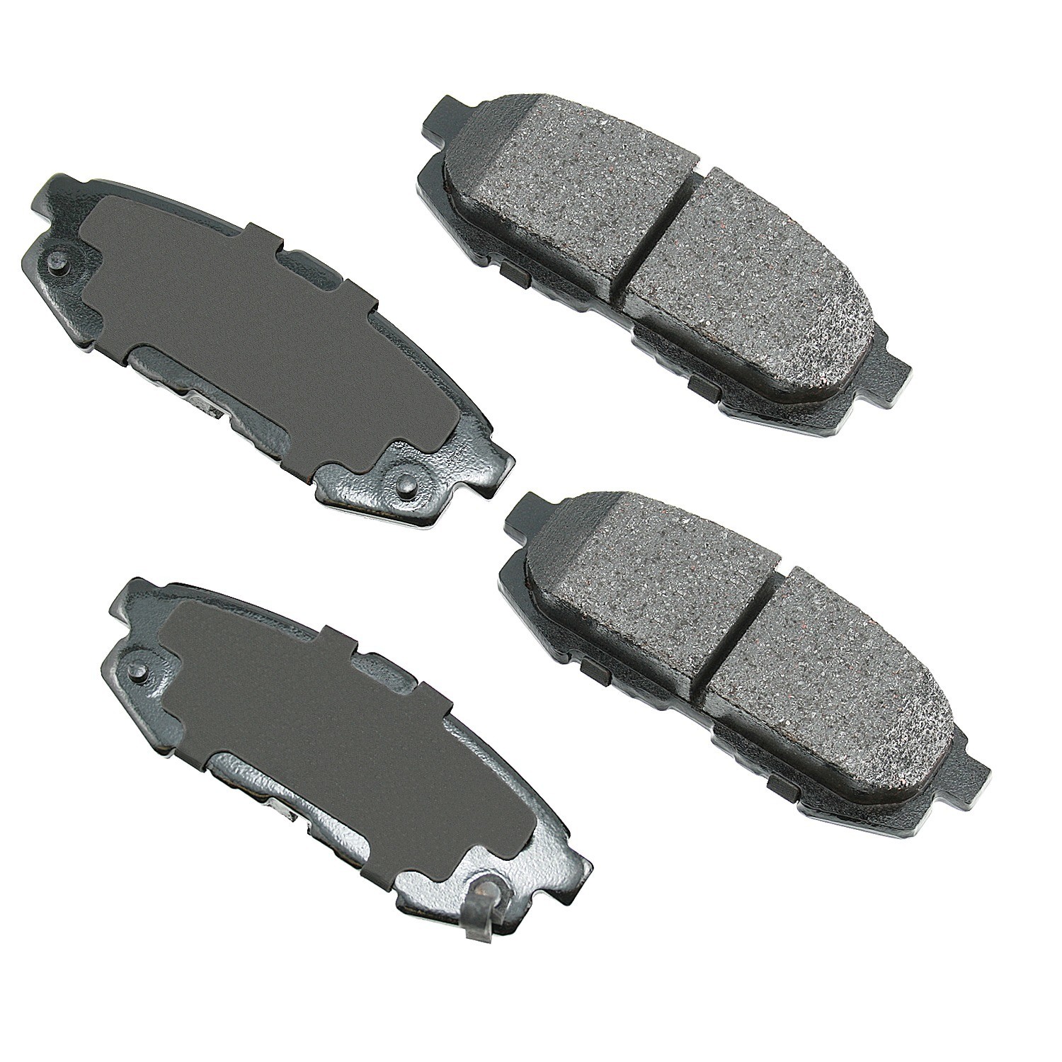 Akebono ProACT Ultra Premium Ceramic Disc Brake Pad Kit