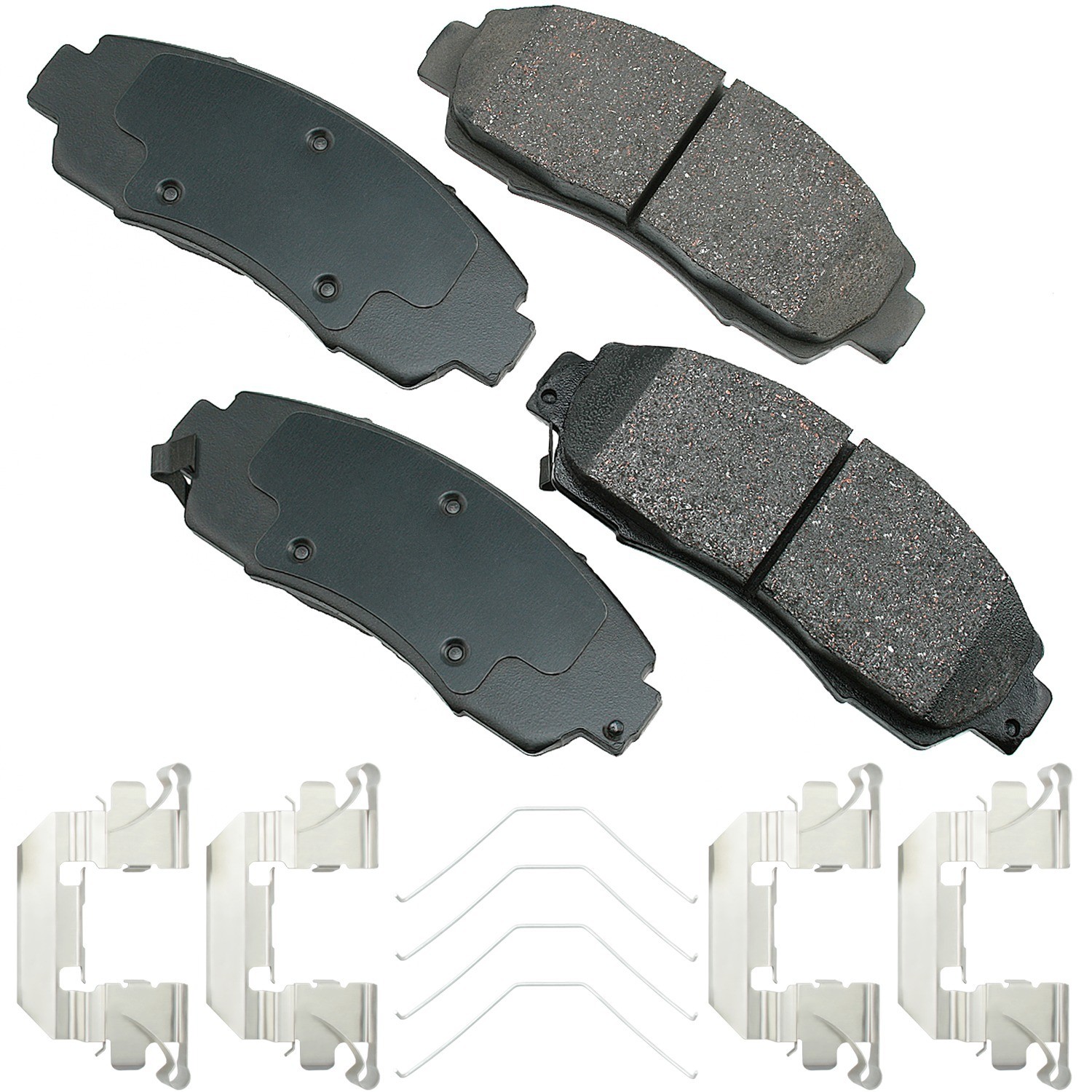 Akebono ProACT Ultra Premium Ceramic Disc Brake Pad Kit