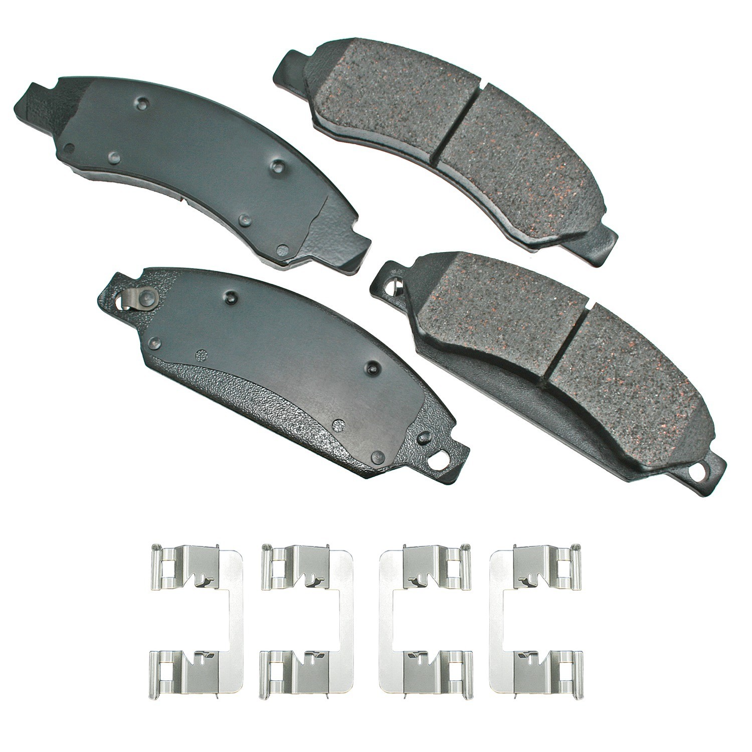 Akebono ProACT Ultra Premium Ceramic Disc Brake Pad Kit